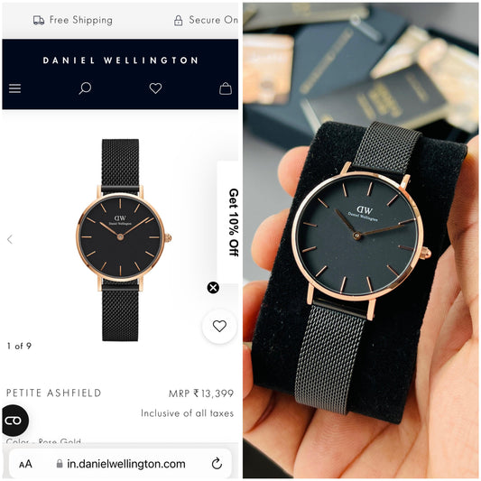 Daniel Wellington Classis Petite rosegold couple watch maurya watch