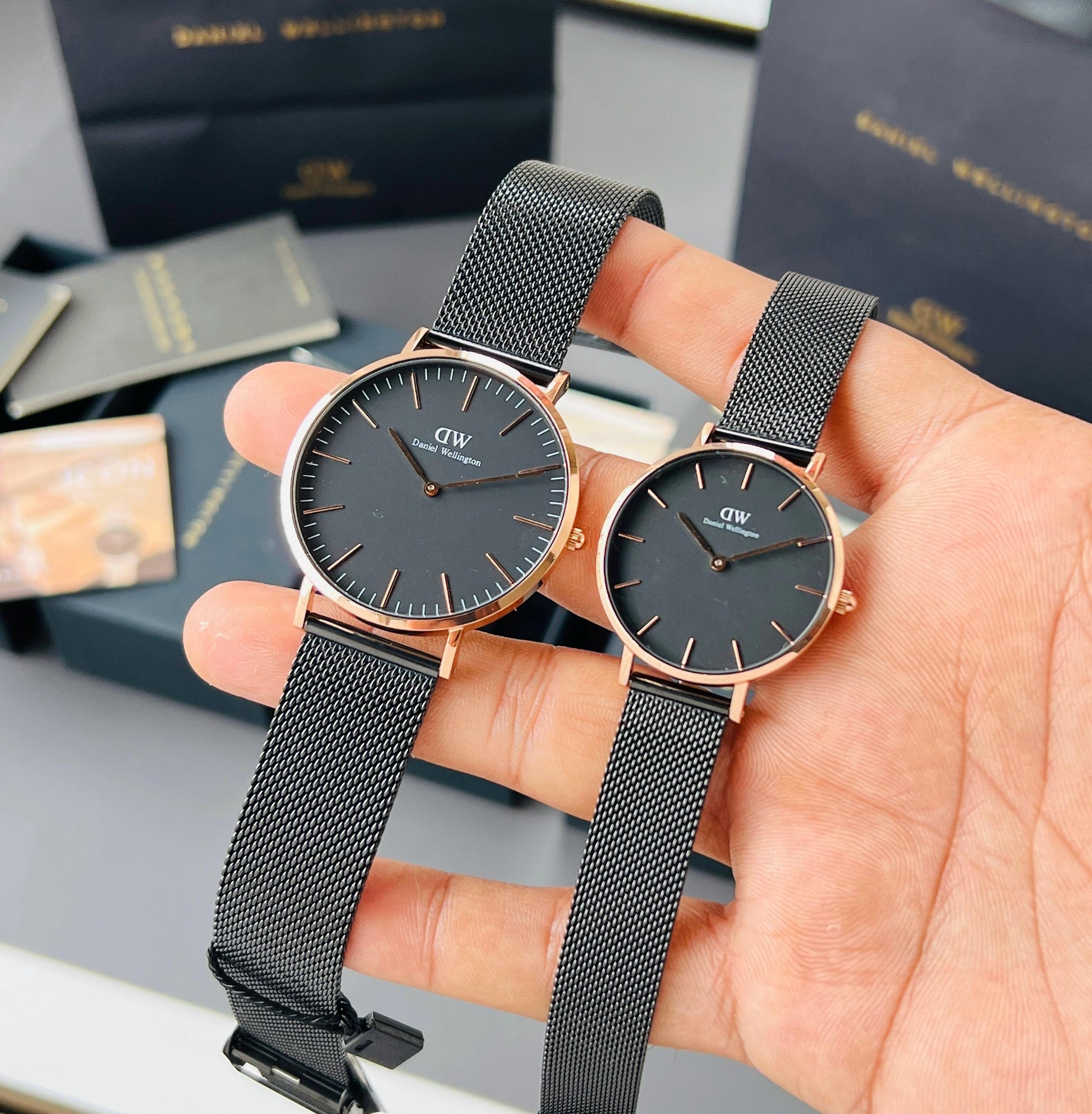 Daniel Wellington Classis Petite rosegold couple watch maurya watch
