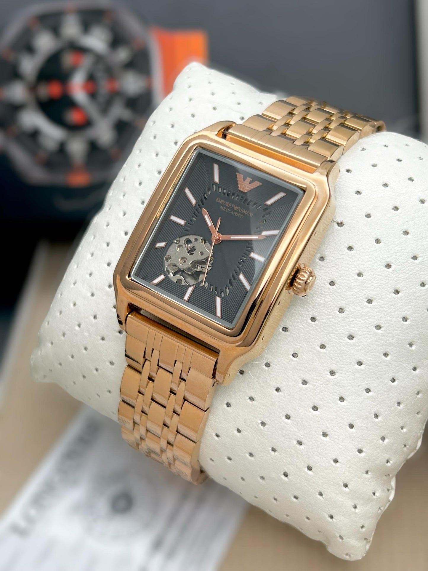 emporio armani golden women's watch maurya watch