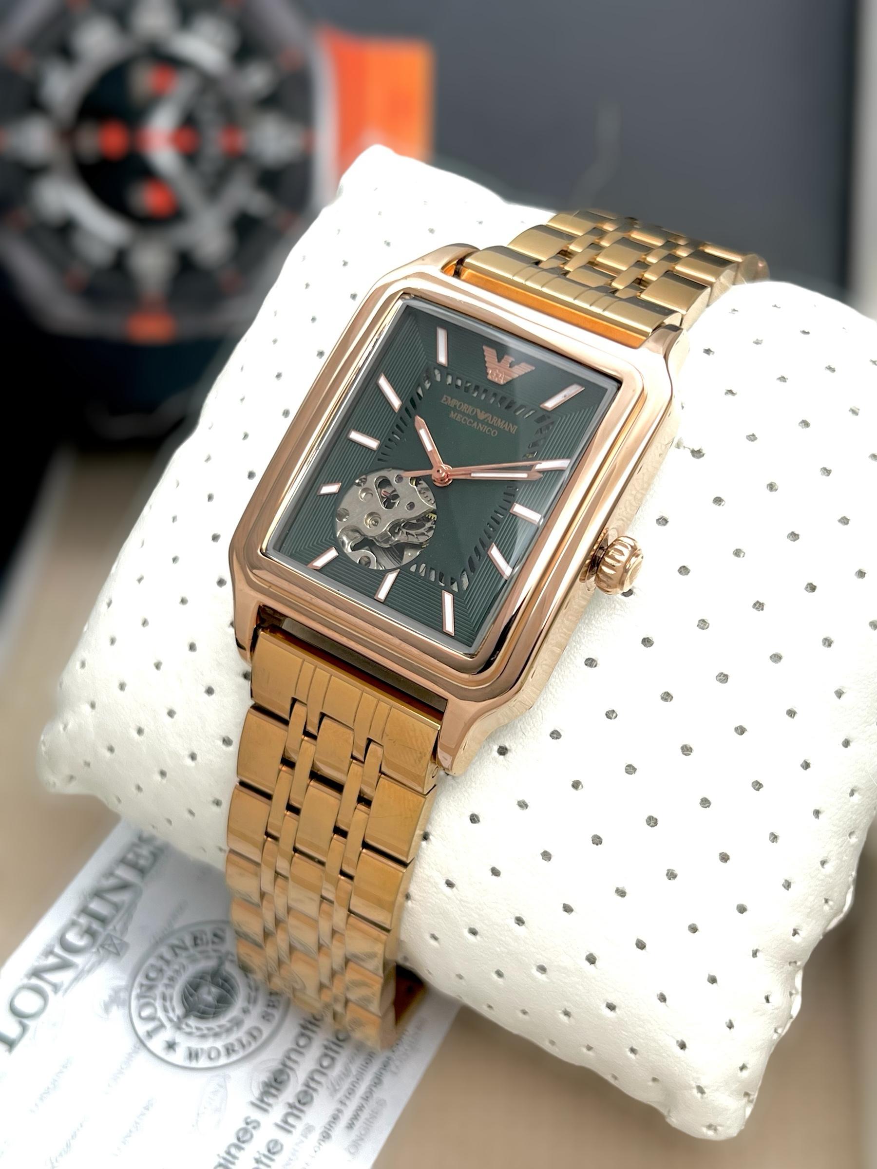 emporio armani golden women's watch maurya watch