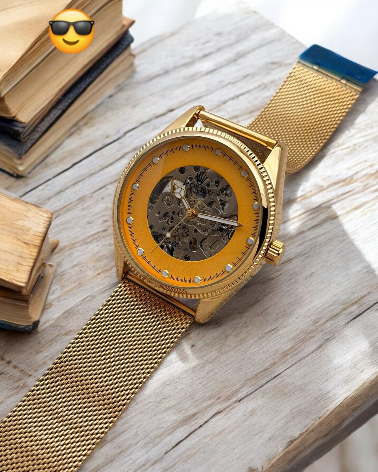 ROLEX The GOLDEN Commuter mens watch maurya watch