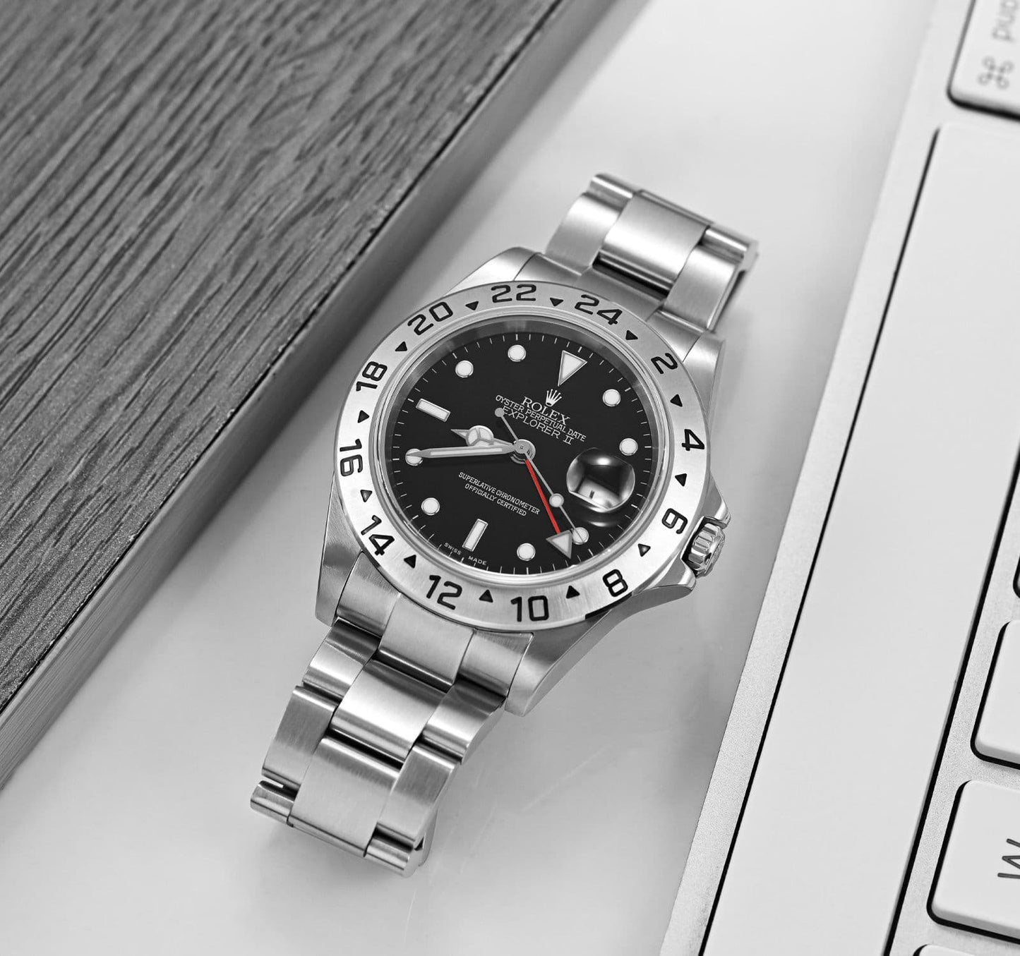 Rolex Explorer II men's automatic wrist watch | day & date working | maurya watch