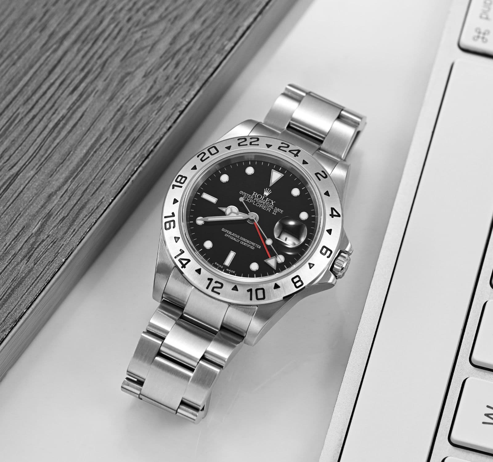 Rolex Explorer II men's automatic wrist watch | day & date working | maurya watch