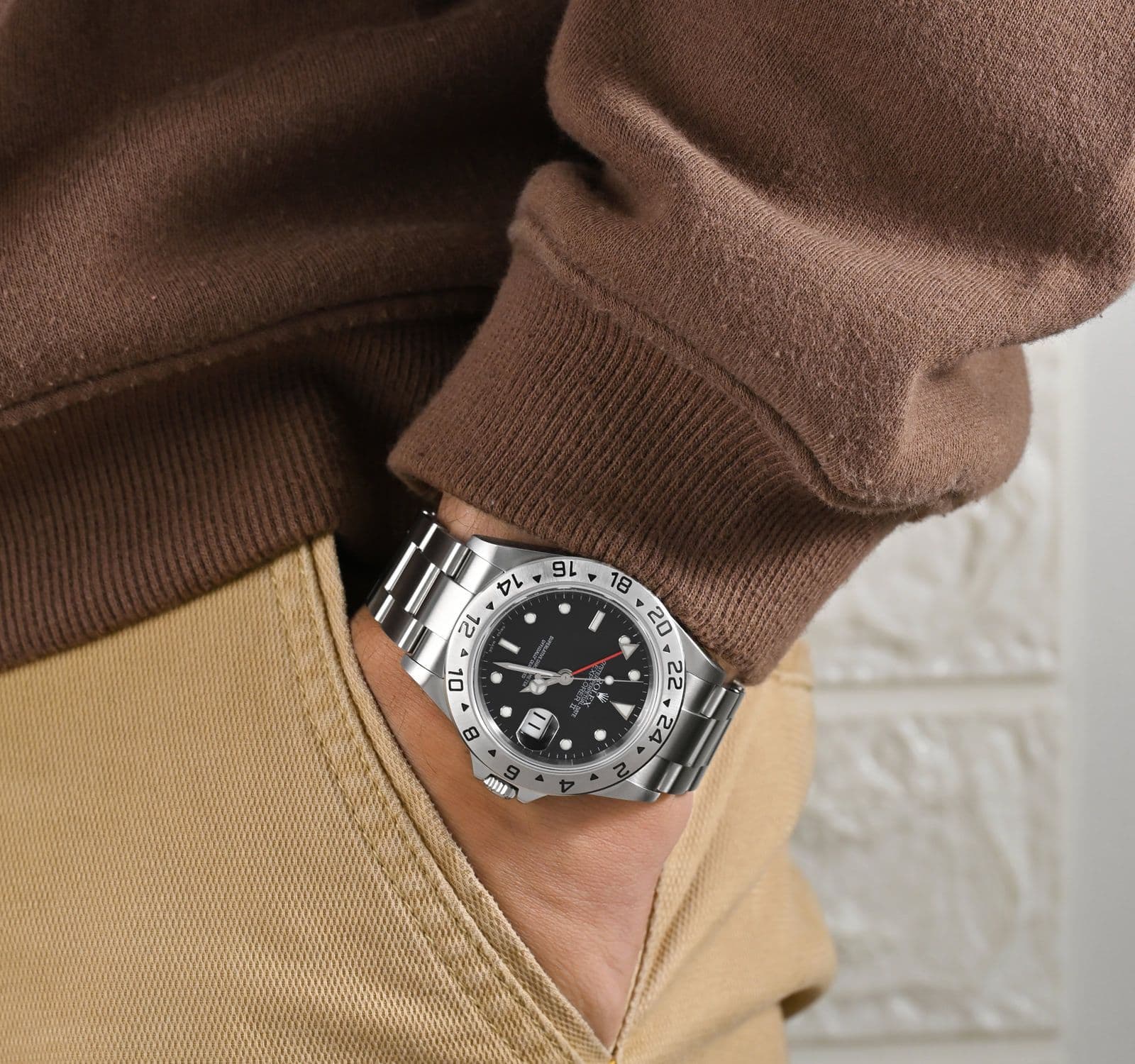 Rolex Explorer II men's automatic wrist watch | day & date working | maurya watch