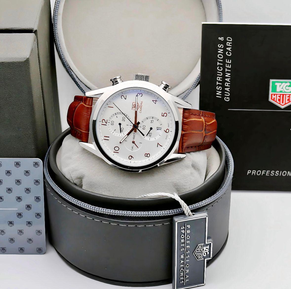 tag heuer carrera formal all chronograph working watch | tissot watch | maurya watch