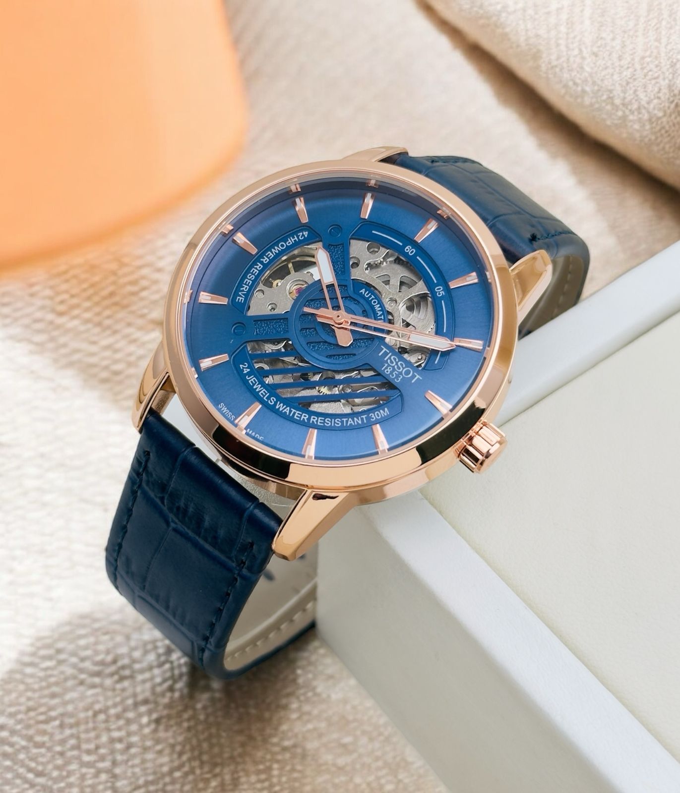 tissot leather strap watch for men maurya watch