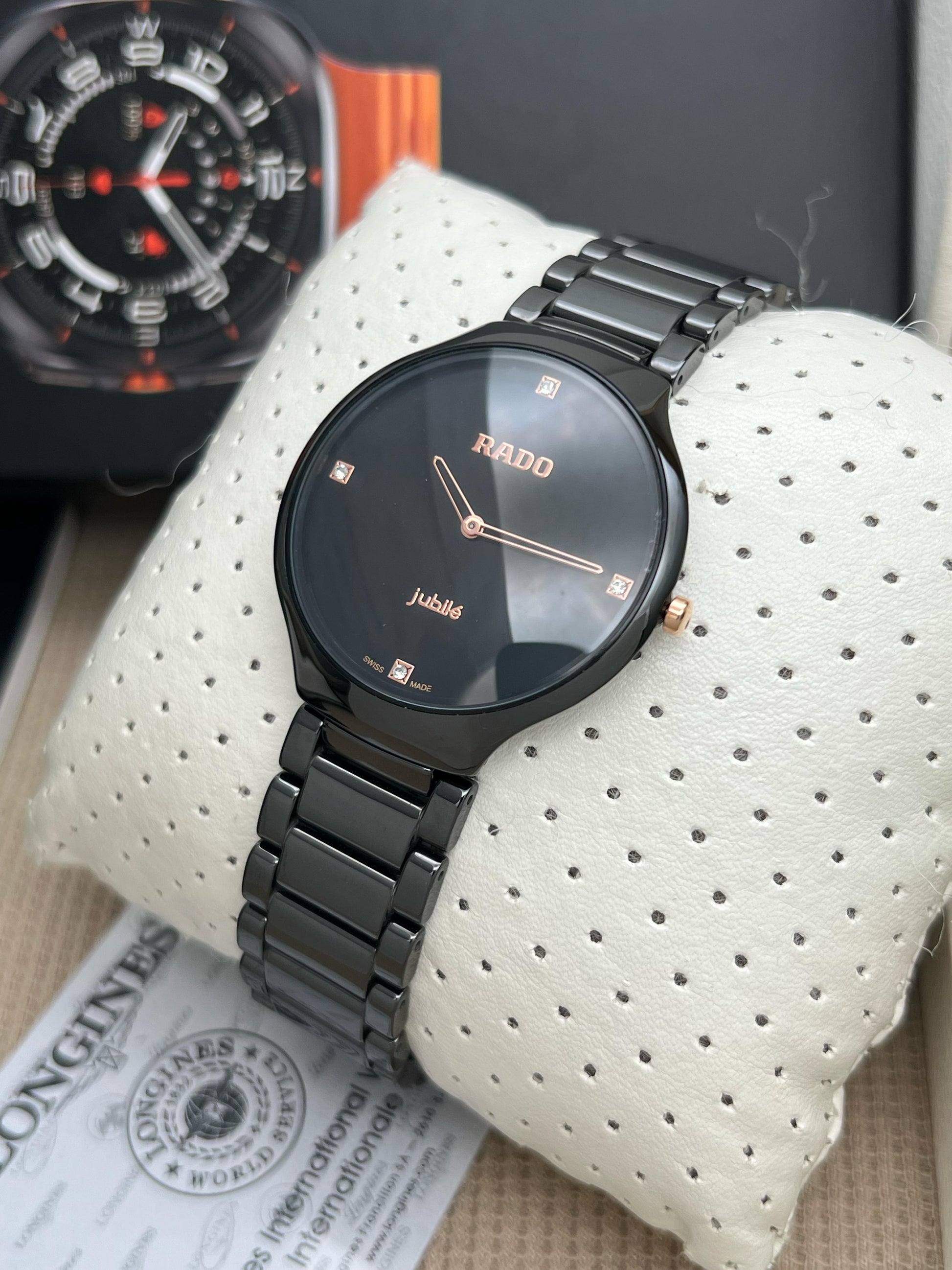 True Round Thinline Diamonds Women High-Tech Ceramic Watch R27742722 | maurya watch