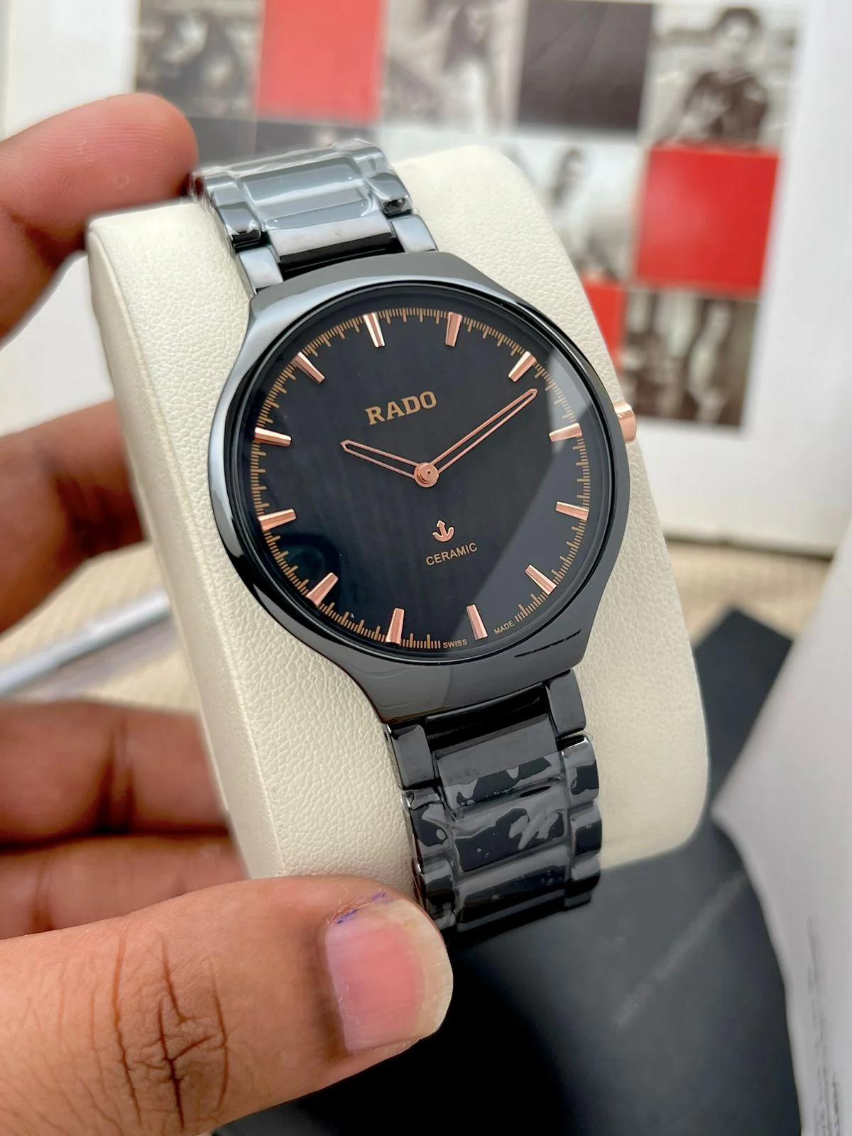True Round Thinline Diamonds Women High-Tech Ceramic Watch R27742722 | maurya watch