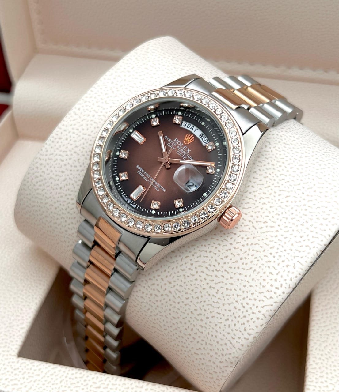 rolex men day&date in all colours for men maurya watch