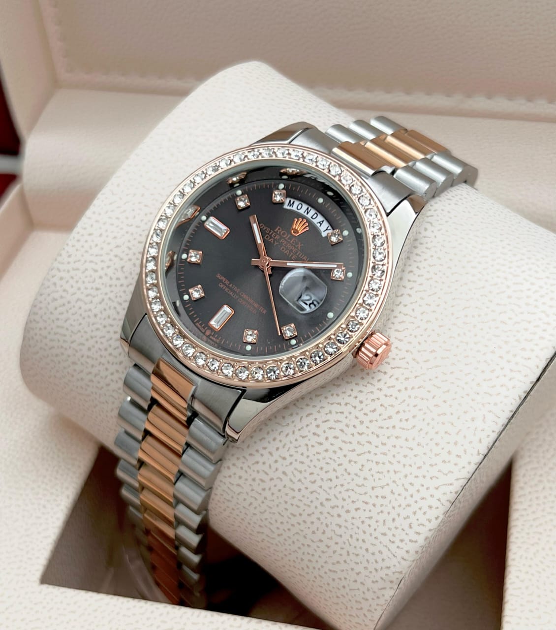 rolex men day&date in all colours for men maurya watch