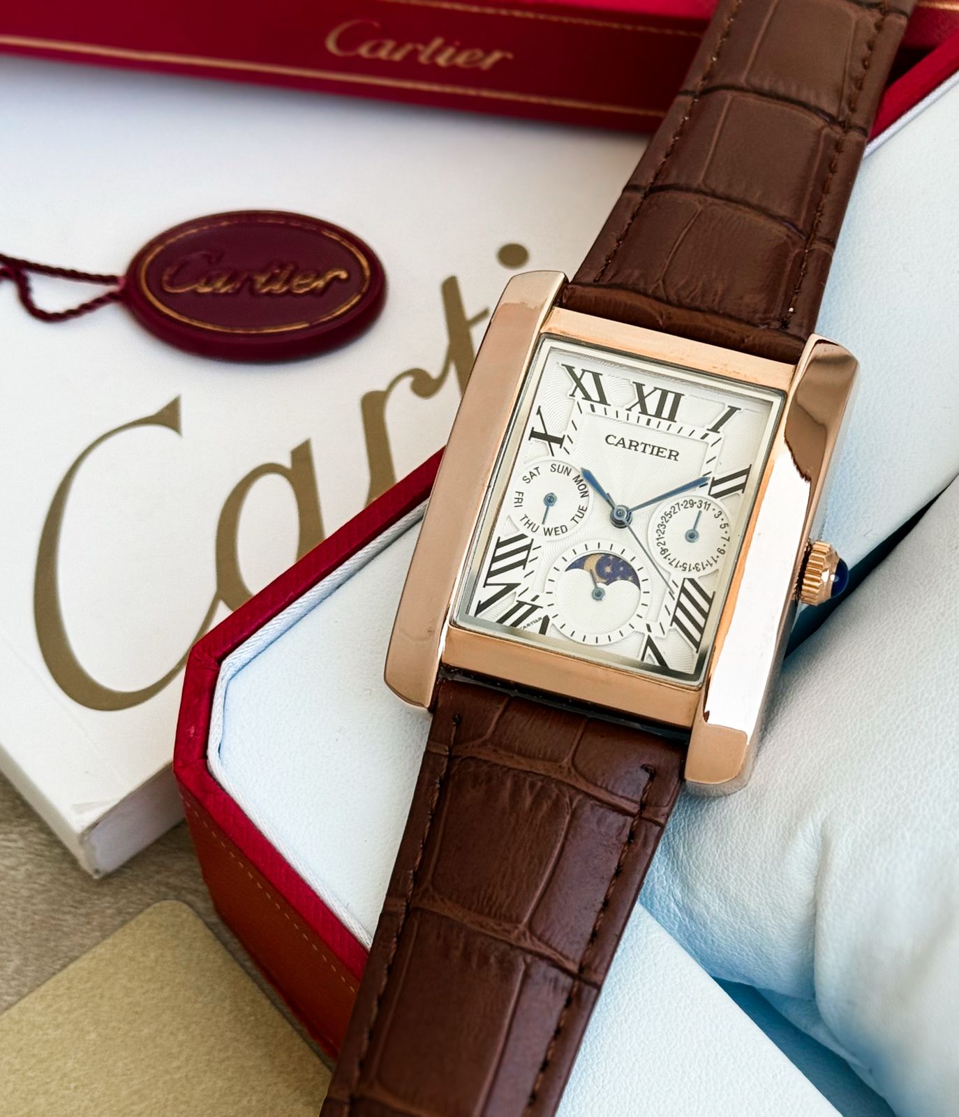 cartier diaster square for men maurya watch