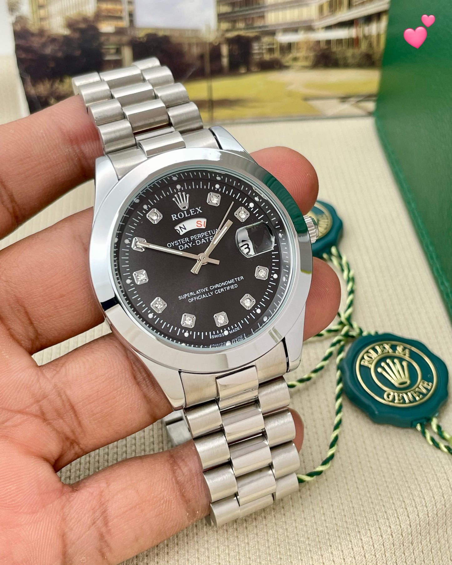 Rolex numerical dial full bezel maurya watch