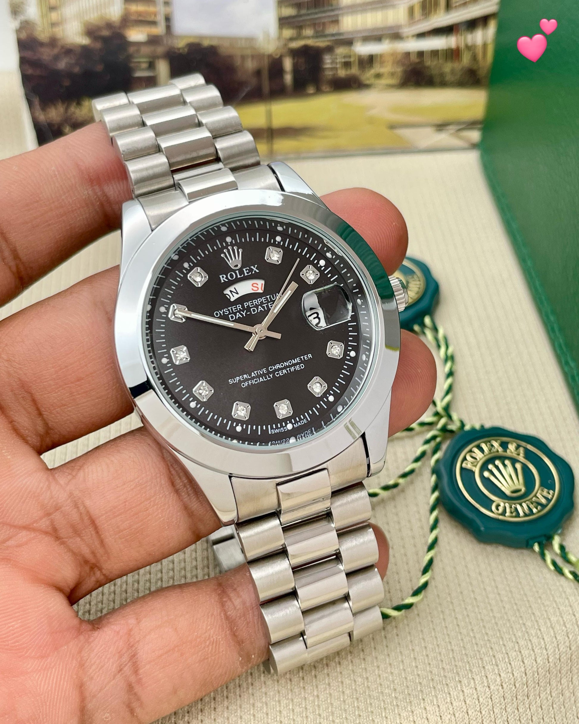 Rolex numerical dial full bezel maurya watch