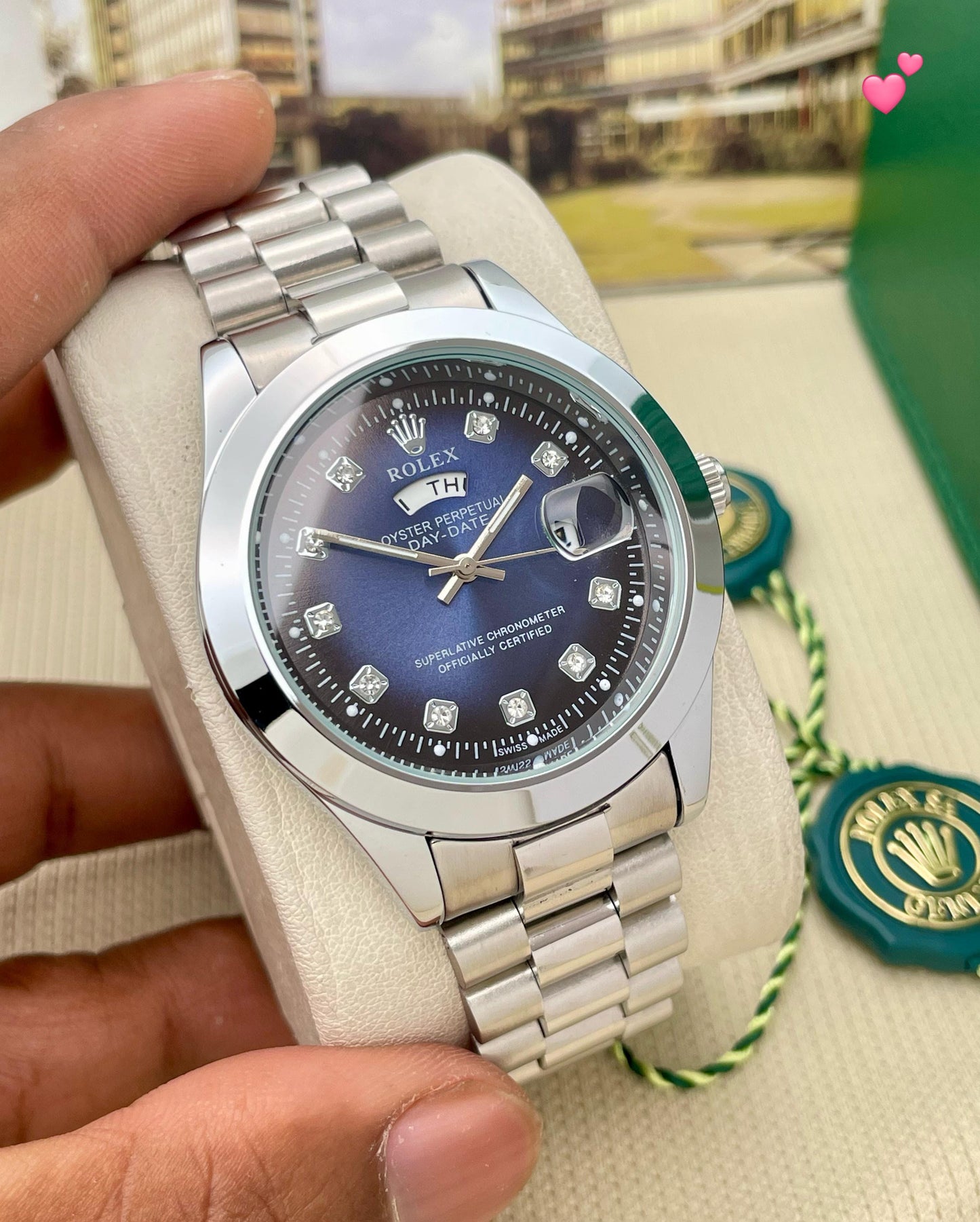Rolex numerical dial full bezel maurya watch