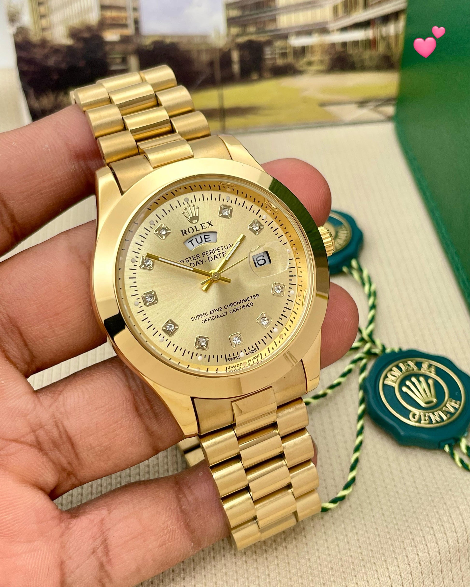 Rolex numerical dial full bezel maurya watch