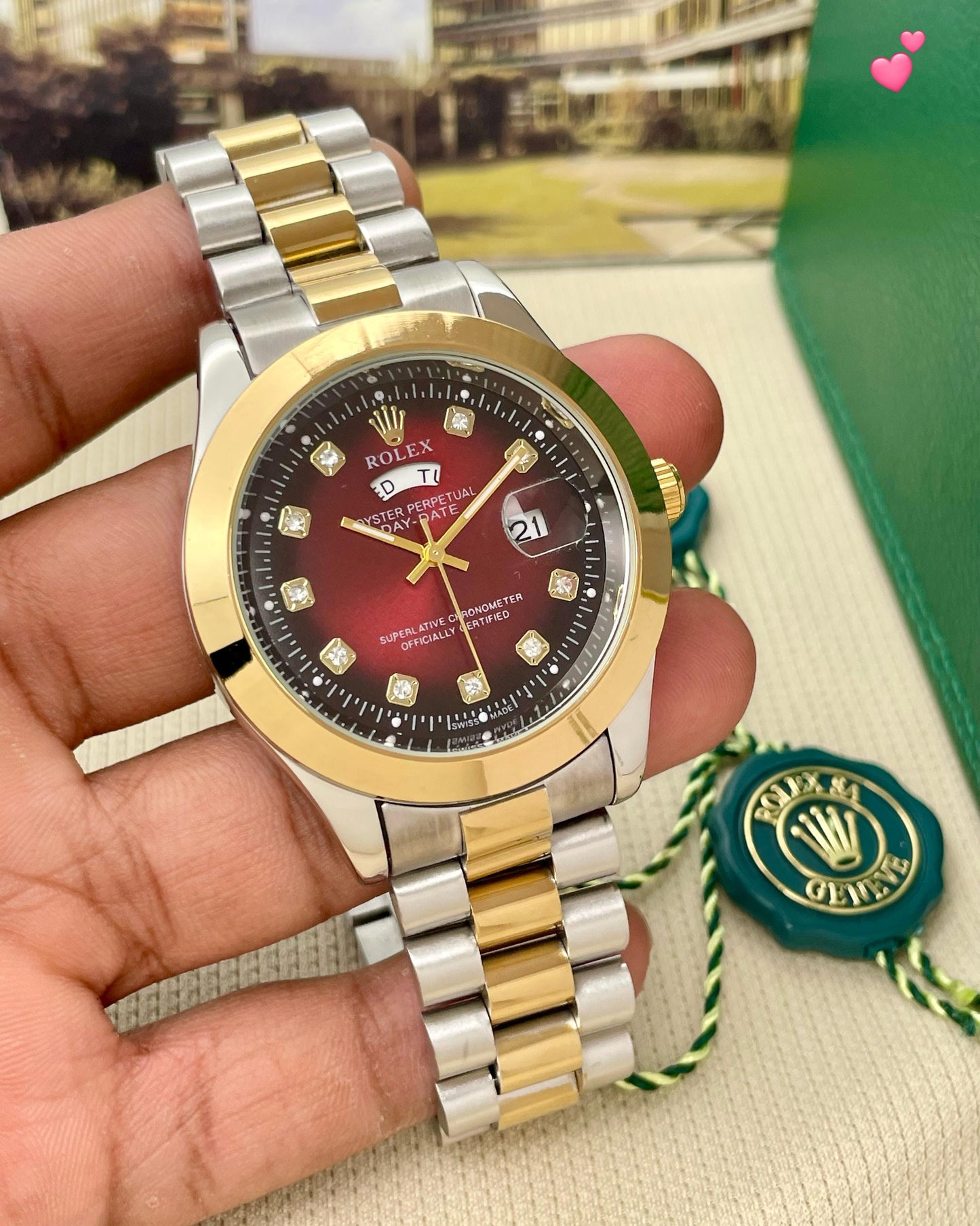 Rolex numerical dial full bezel maurya watch