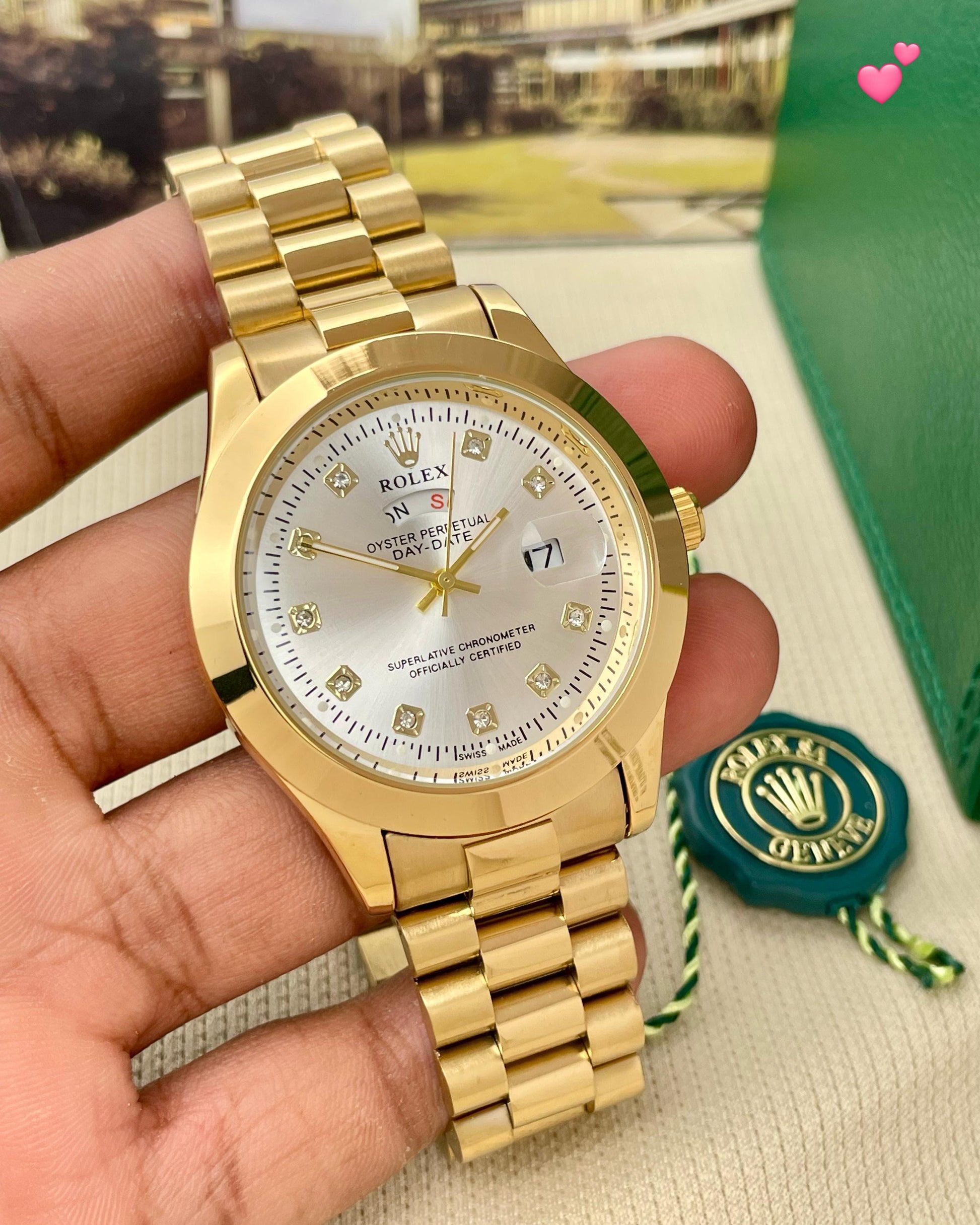 Rolex numerical dial full bezel maurya watch