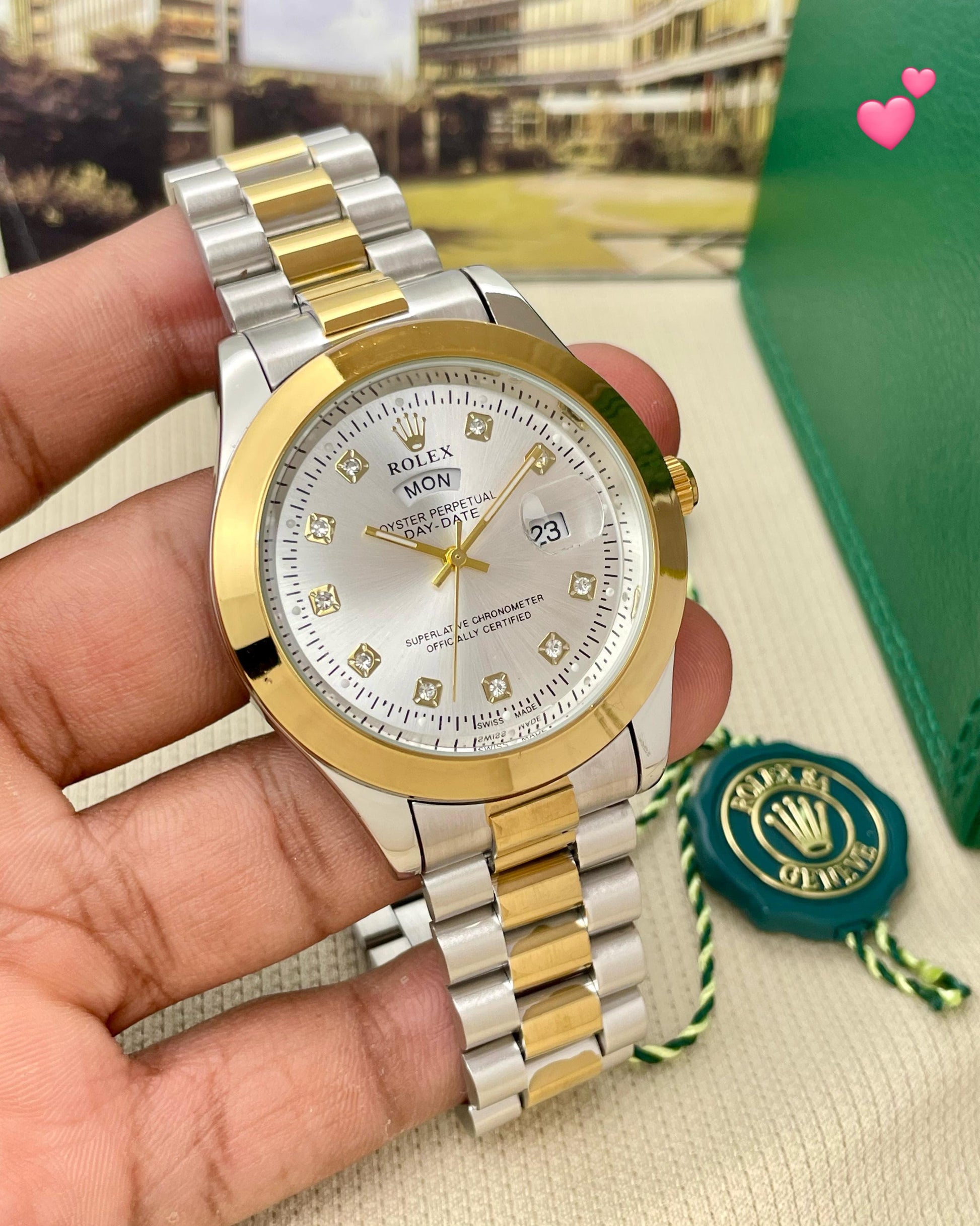 Rolex numerical dial full bezel maurya watch