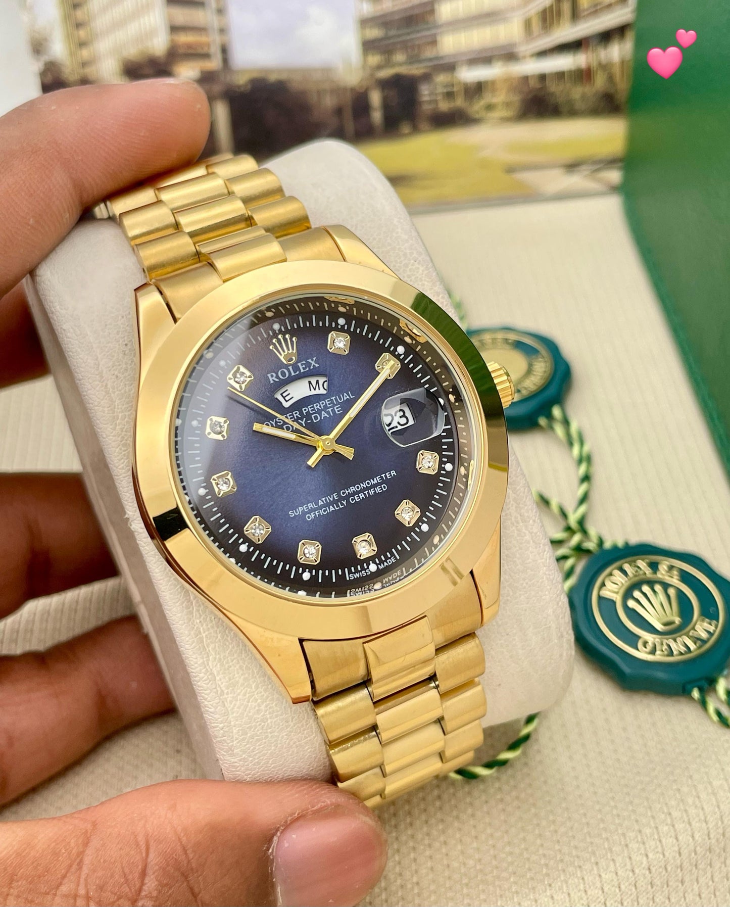 Rolex numerical dial full bezel maurya watch