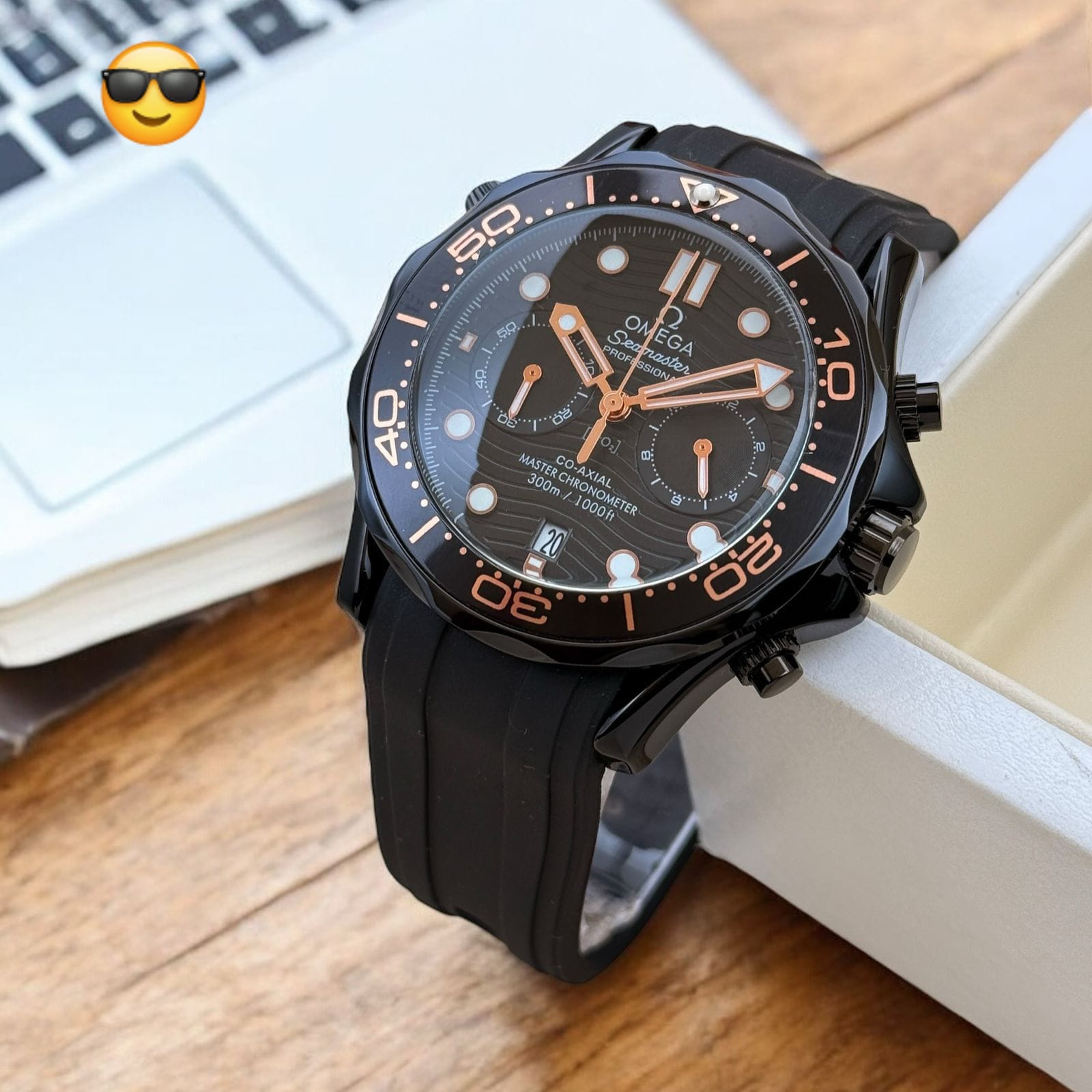 OMEGA Seamaster – Planet Ocean Edition | 7AA Premium #OMEGA #Seamaster #PlanetOcean #7AAPremium #MensWatch maurya watch