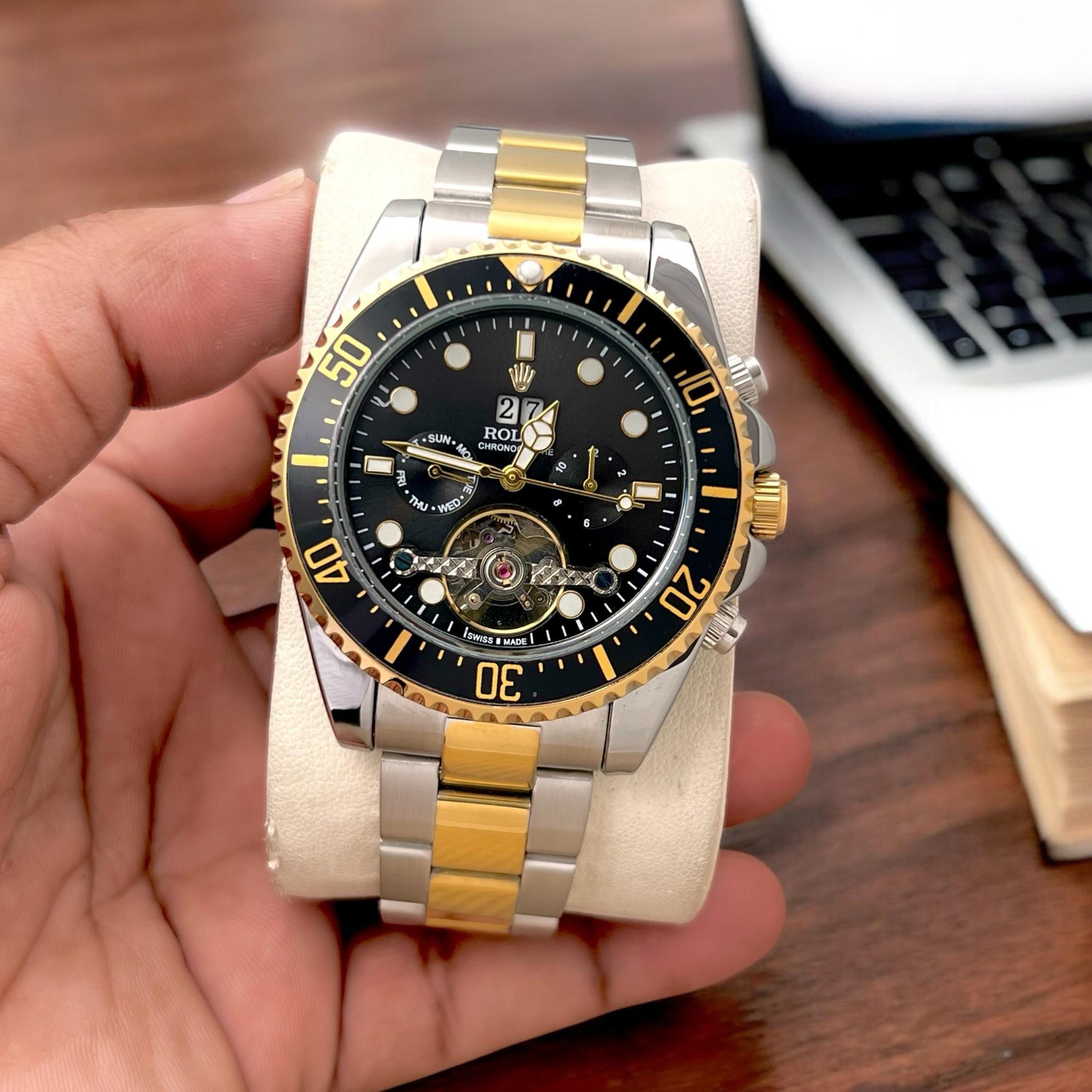 ROLEX – Power Meets Prestige A bold expression of class with fully functional chronographs and a high-performance automatic machine. 🔥⌚ ROBIN WATCH WHOLESALE