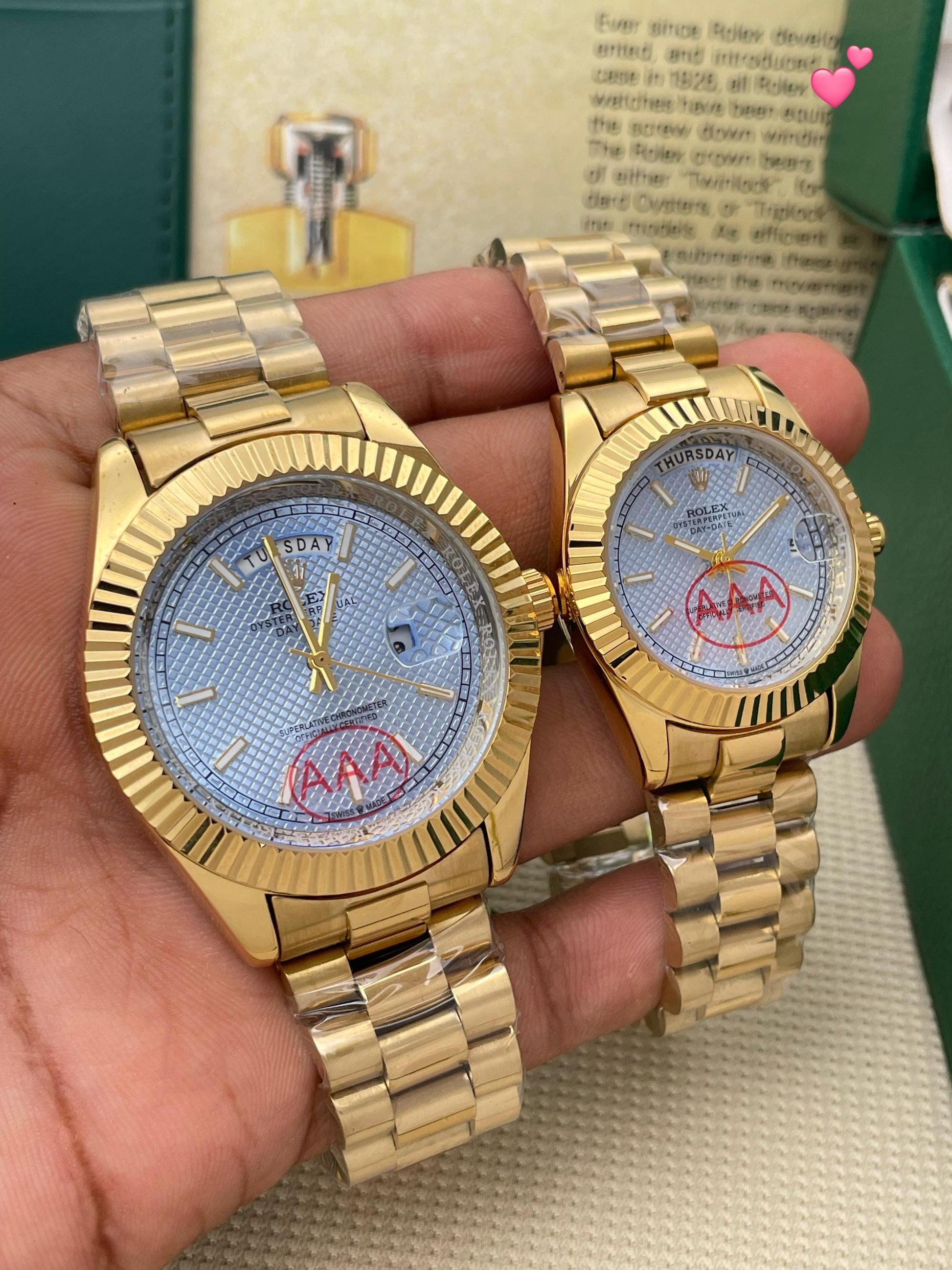 💖 ROLEX Couple Watch – Timeless Togetherness 💖 ROBIN WATCH WHOLESALE