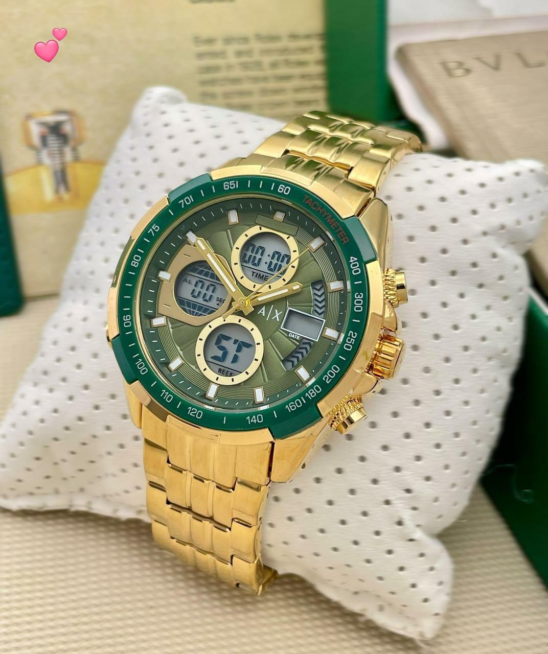 armani exchange men's watch golden ROBIN WATCH WHOLESALE