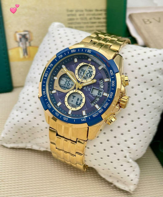 armani exchange men's watch golden ROBIN WATCH WHOLESALE