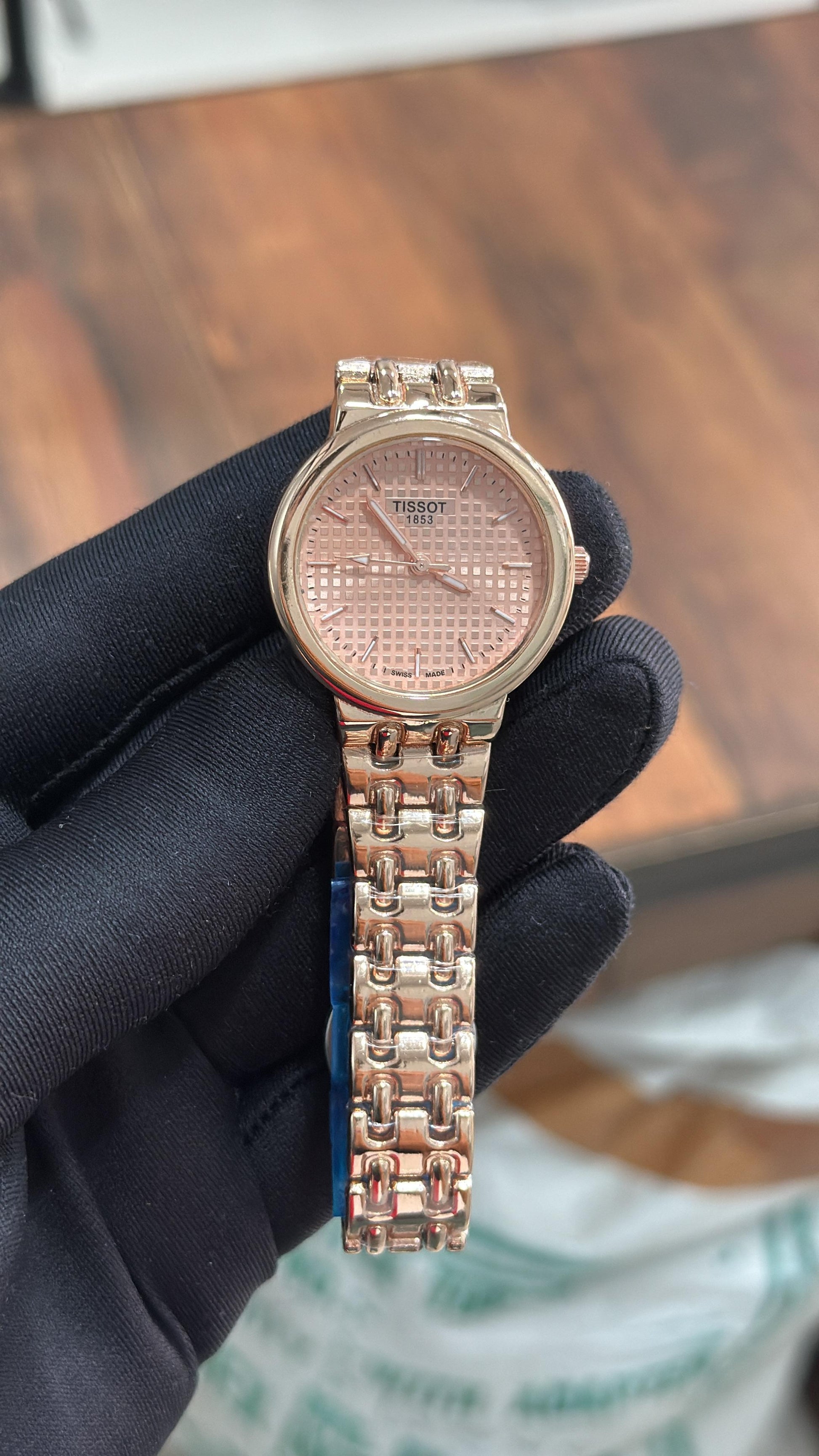 Tissot rose gold women's watch fashnetic watch wholeseller