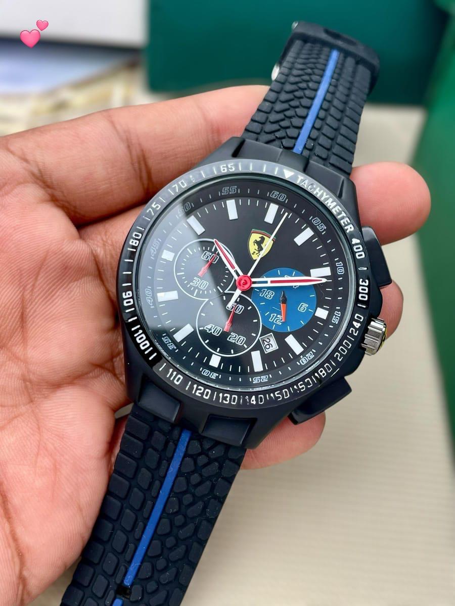 Scuderia Ferrari Sportive Race Day Men’s Watch – The Ultimate Fusion of Speed and Style invogue watches