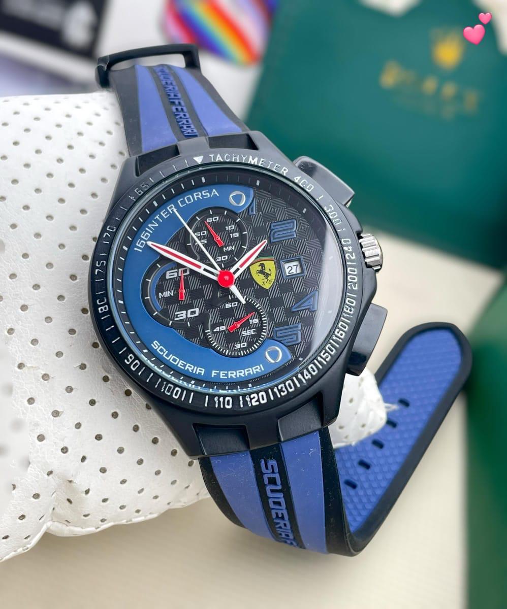 Scuderia Ferrari Sportive Race Day Men’s Watch – The Ultimate Fusion of Speed and Style invogue watches