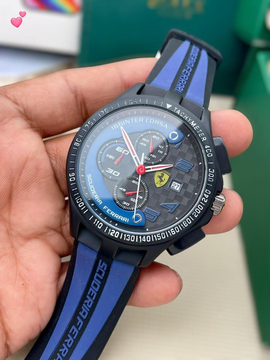 Scuderia Ferrari Sportive Race Day Men’s Watch – The Ultimate Fusion of Speed and Style invogue watches