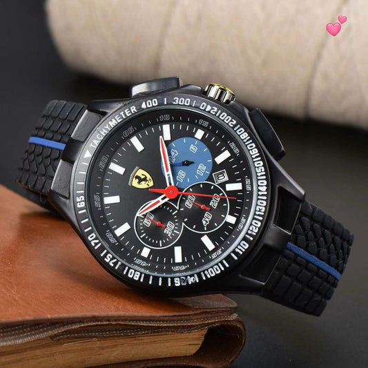 Scuderia Ferrari Sportive Race Day Men’s Watch – The Ultimate Fusion of Speed and Style invogue watches