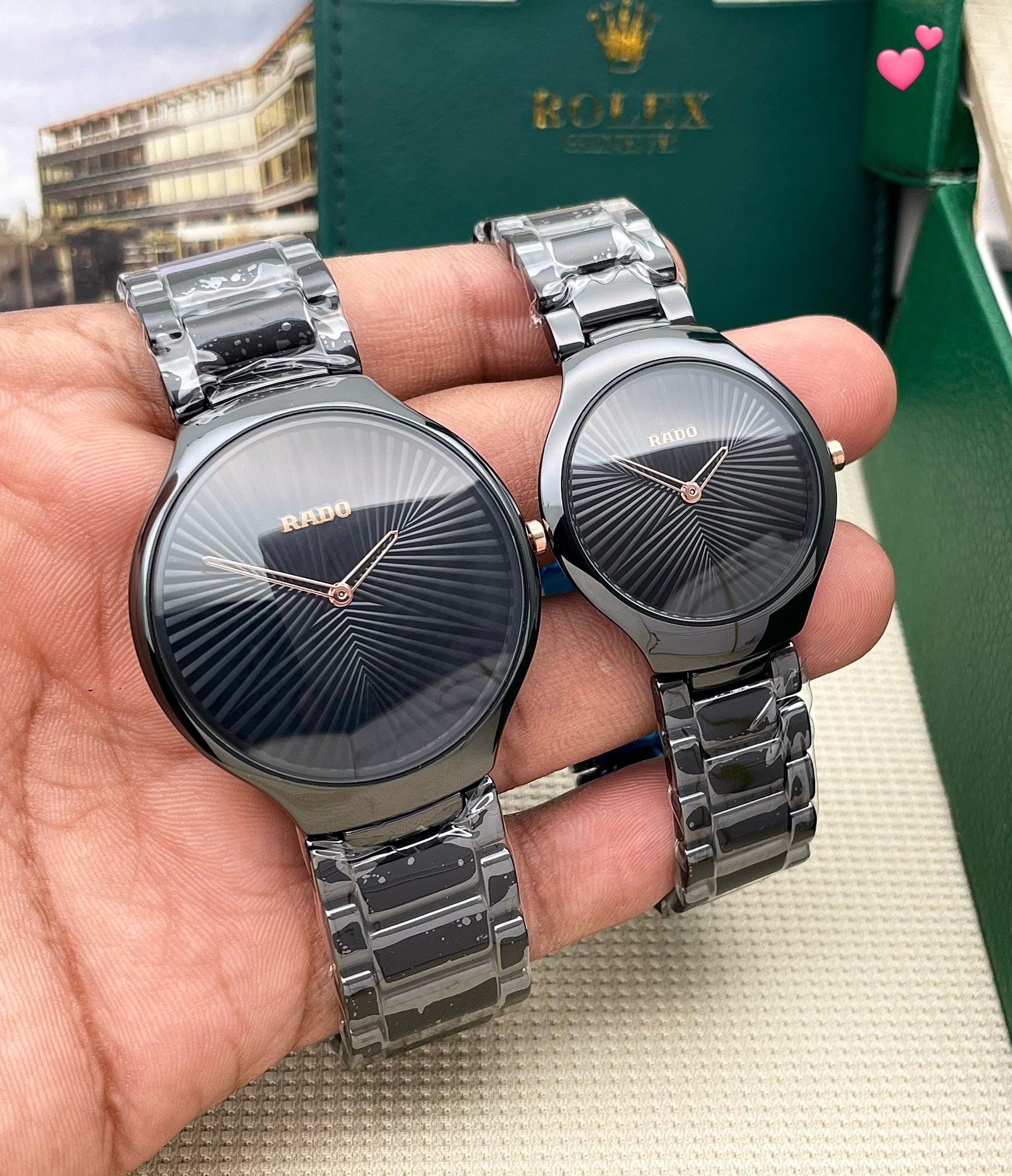 Rado jubli 😍 Ceramica couple watch invogue watches