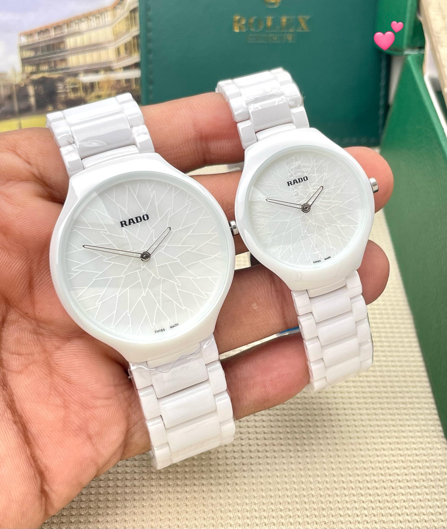 Rado jubli 😍 Ceramica couple watch invogue watches
