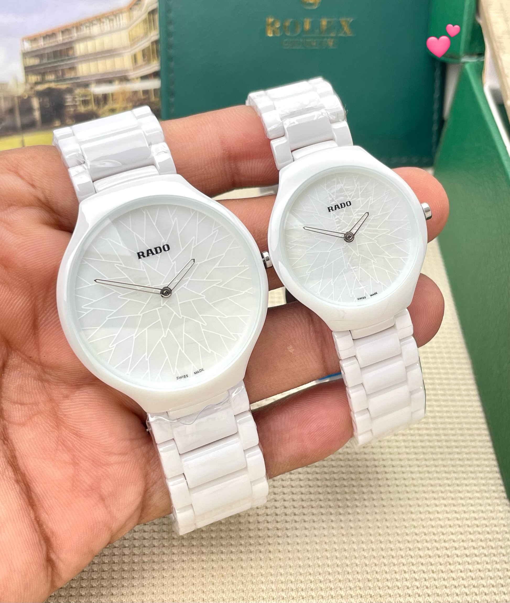Rado jubli 😍 Ceramica couple watch invogue watches
