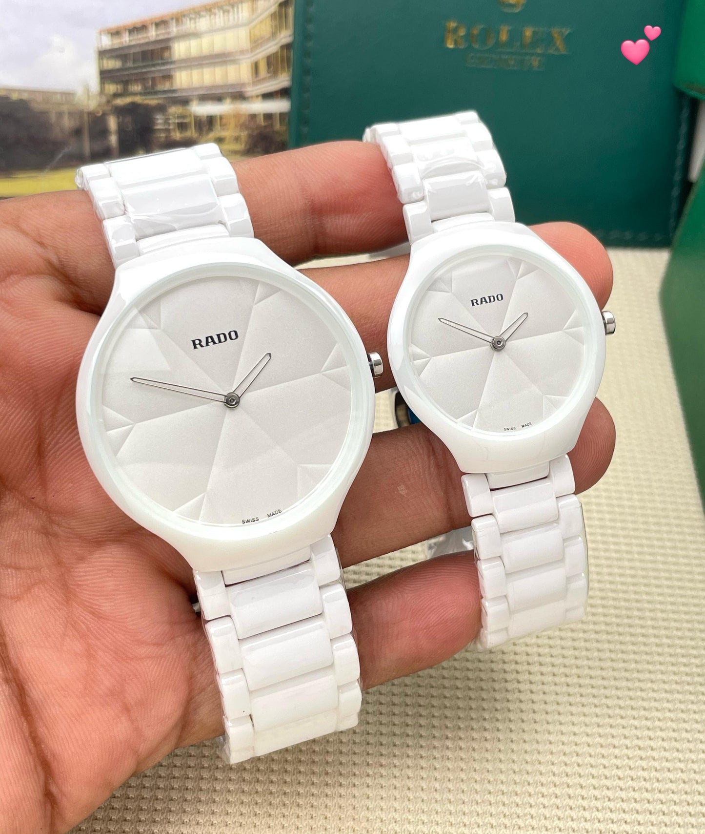 Rado jubli 😍 Ceramica couple watch invogue watches