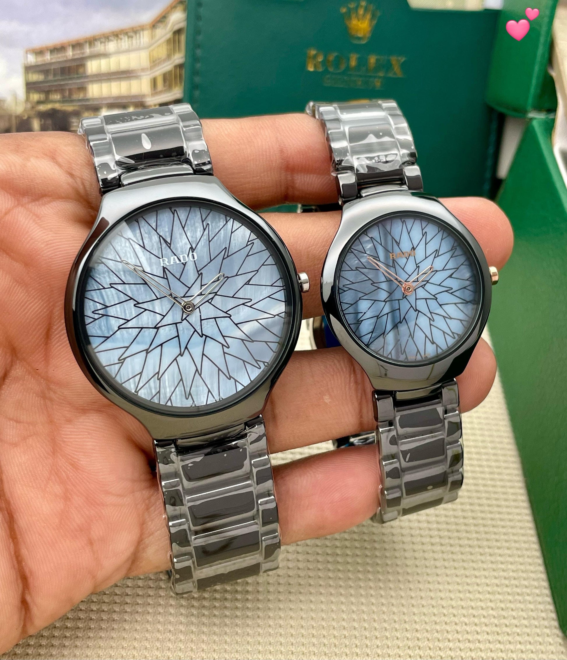 Rado jubli 😍 Ceramica couple watch invogue watches