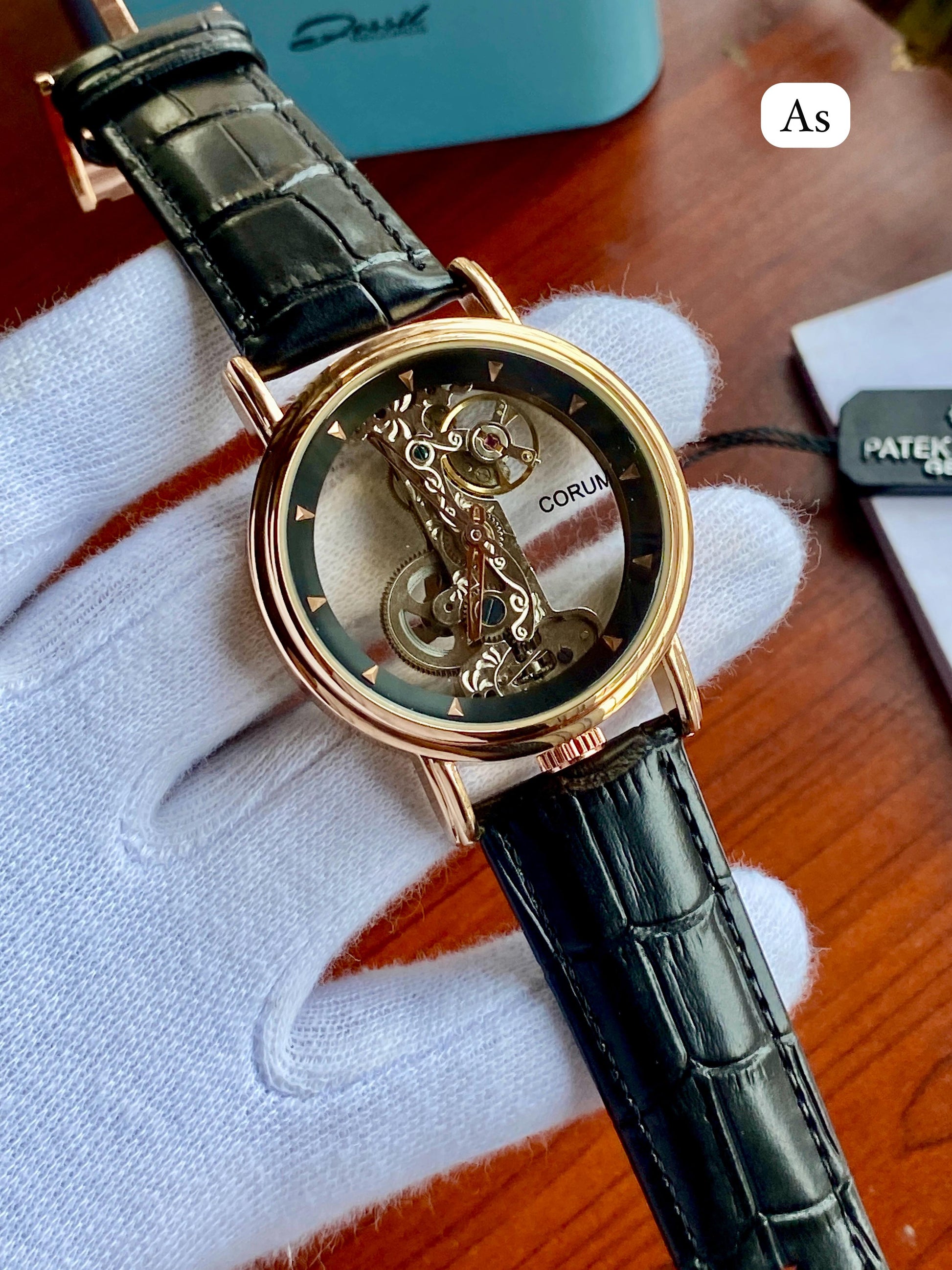 Corum for men’s watch fully transparent aatoumetic machinery maurya watch