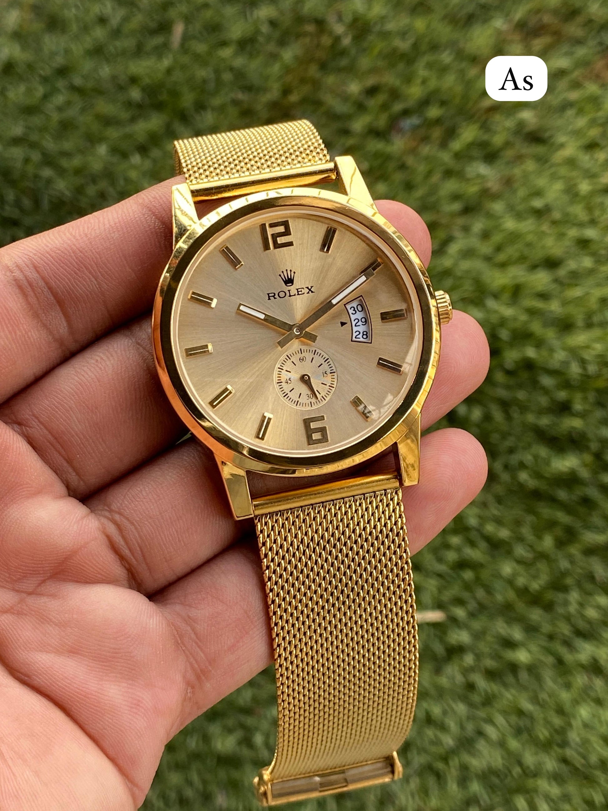 🔥 New Rolex men’s watch with date working    Side secound working maurya watch