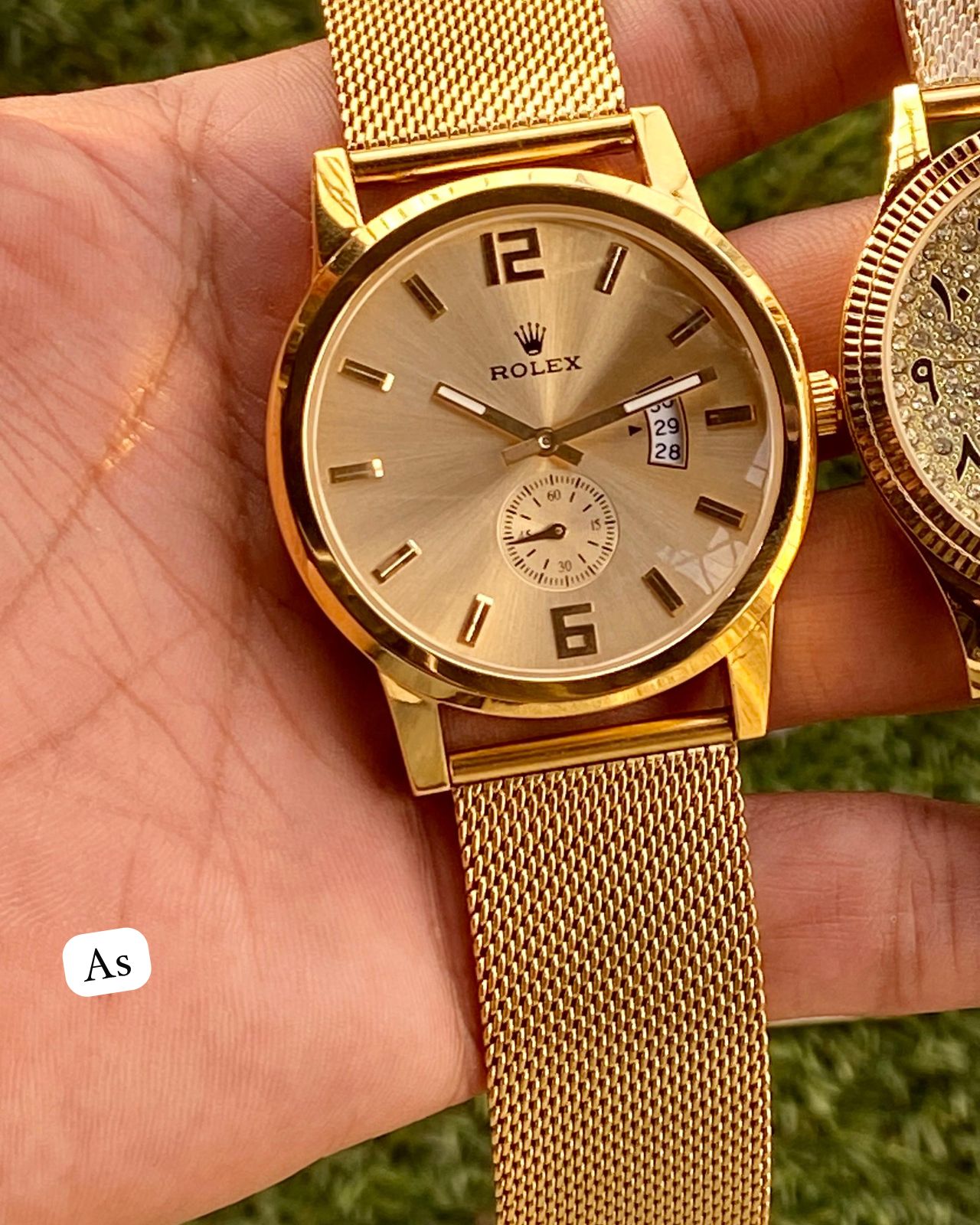 🔥 New Rolex men’s watch with date working    Side secound working maurya watch