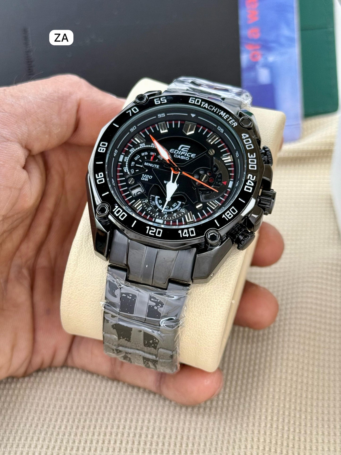 ✅ The Powerful Japanese Technology, silver Casio Edifice 558 maurya watch