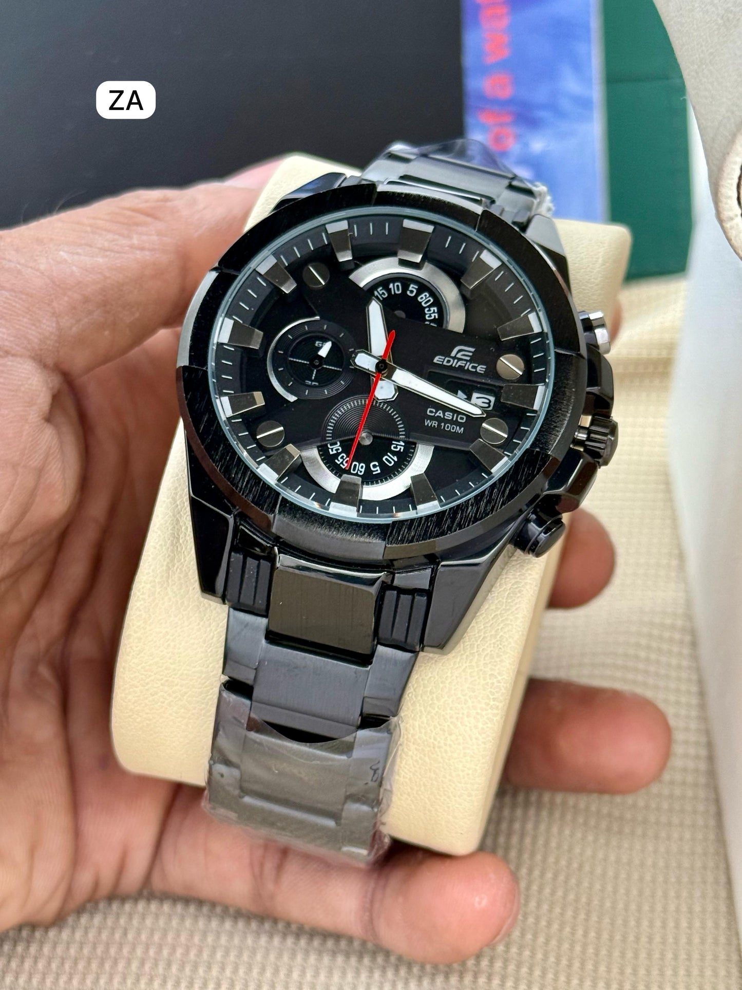 ✅ The Powerful Japanese Technology, silver Casio Edifice 558 maurya watch