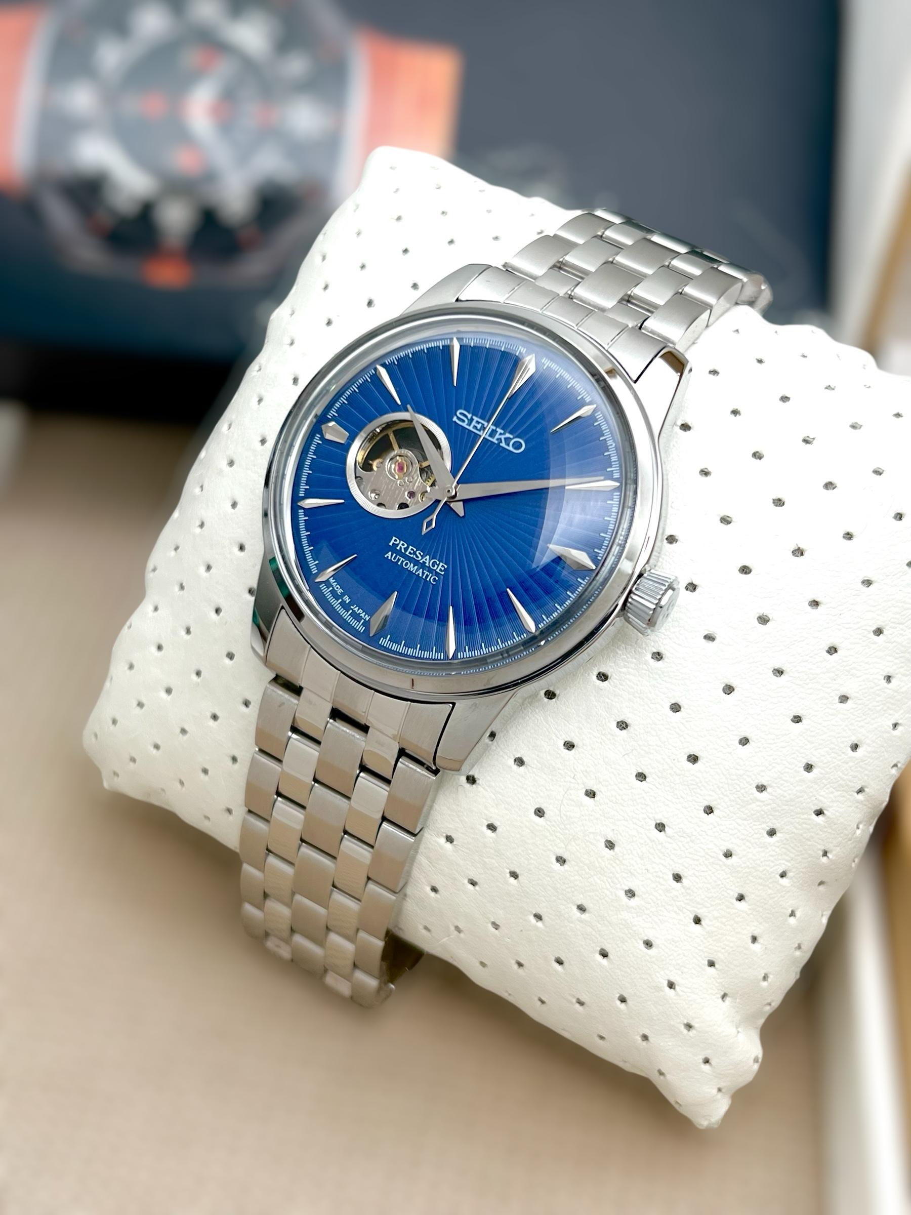 🌟 The latest Seiko Presage Open Heart ROBIN WATCH WHOLESALE