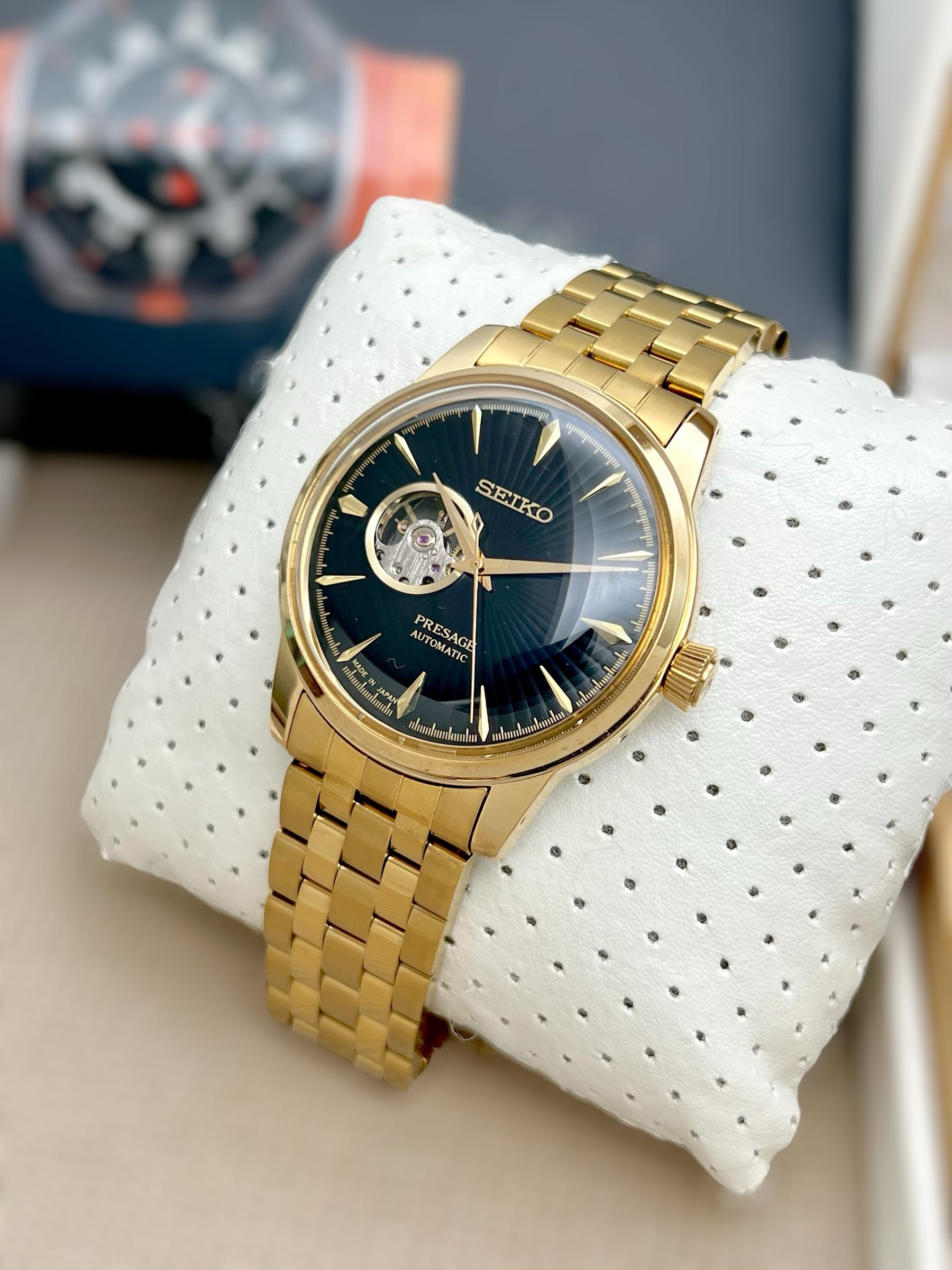 🌟 The latest Seiko Presage Open Heart ROBIN WATCH WHOLESALE
