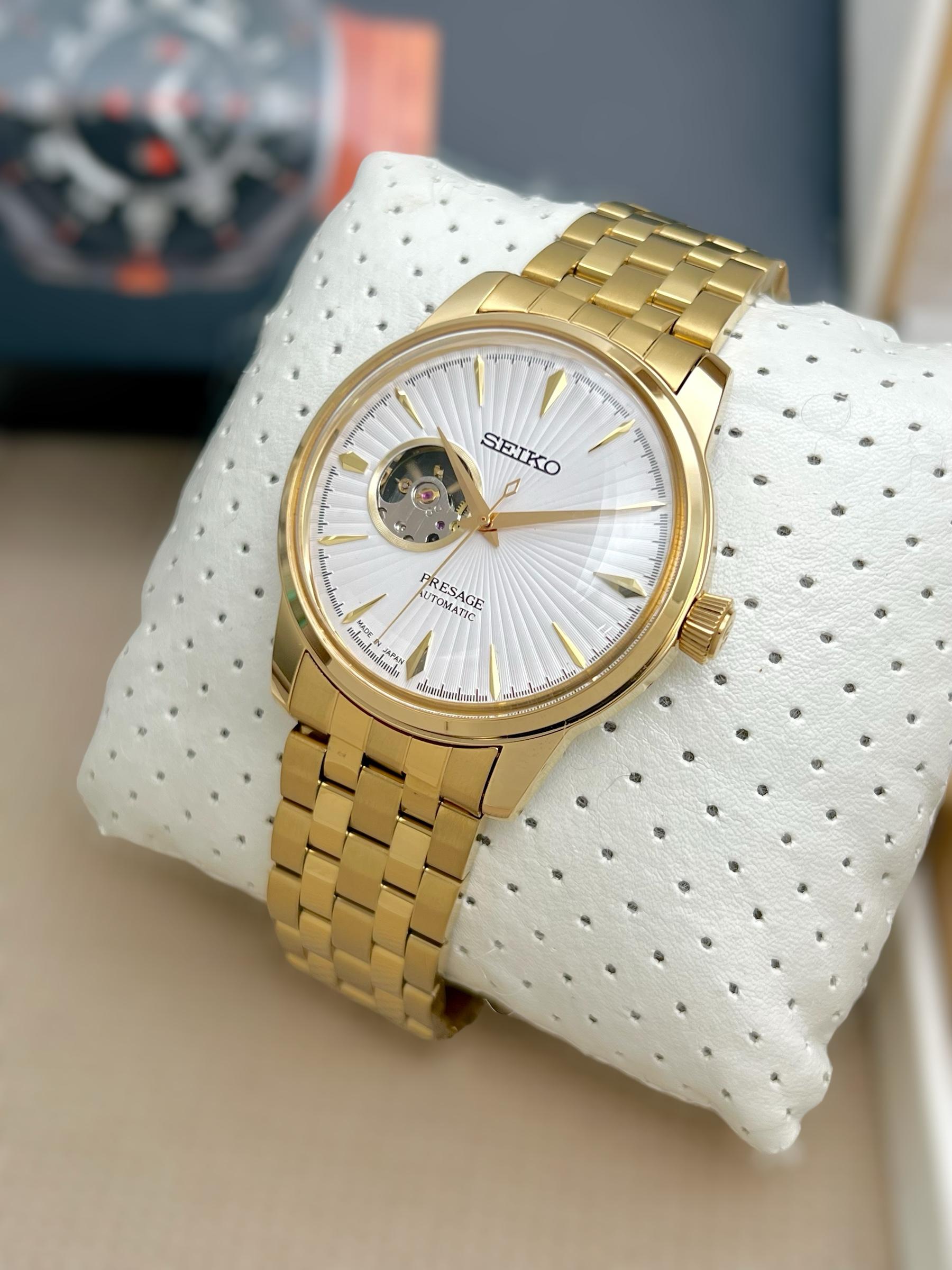 🌟 The latest Seiko Presage Open Heart ROBIN WATCH WHOLESALE
