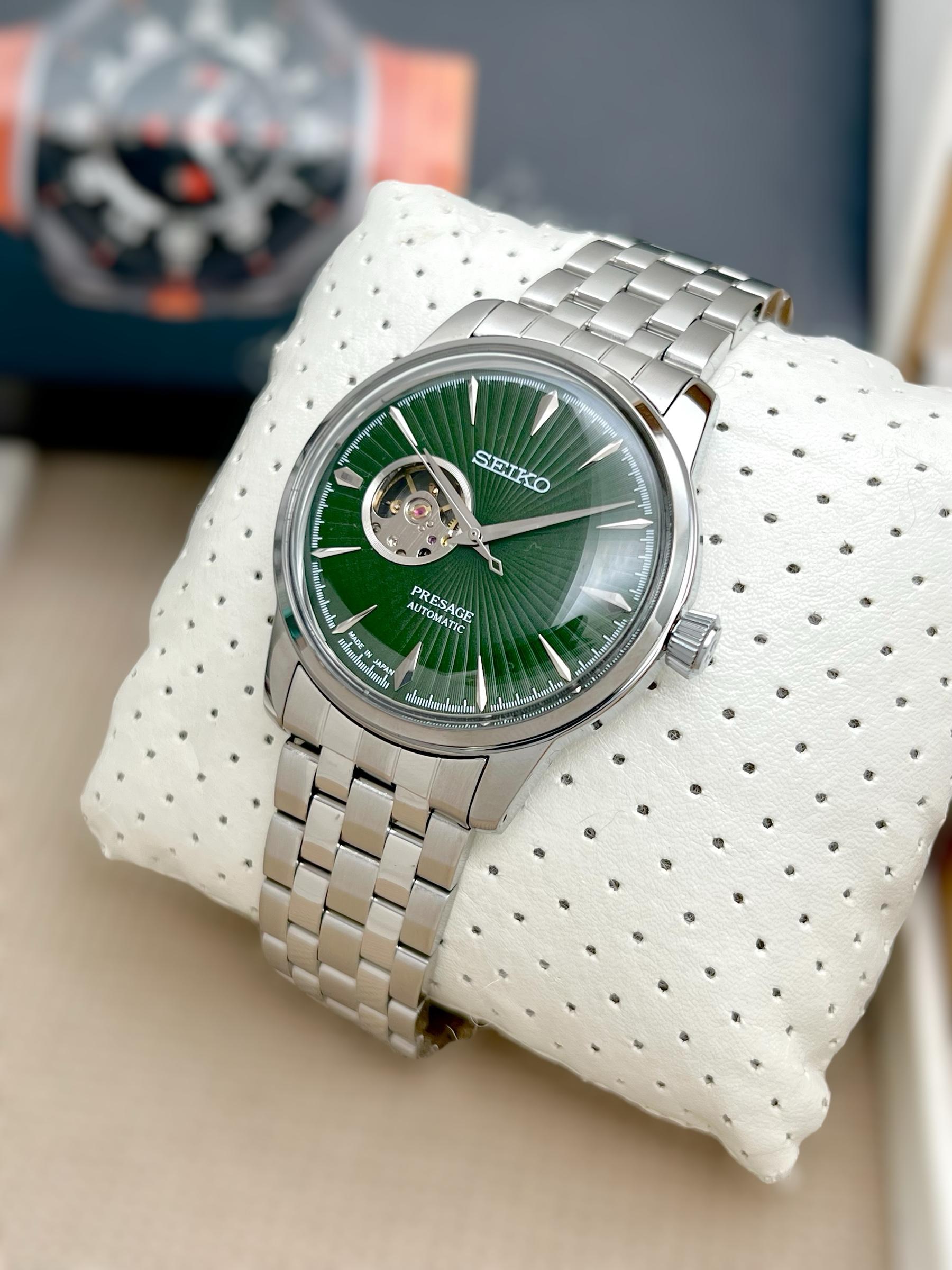 🌟 The latest Seiko Presage Open Heart ROBIN WATCH WHOLESALE