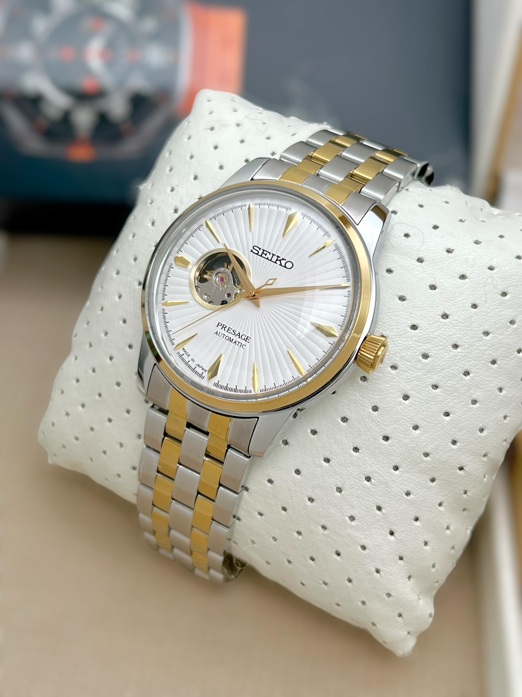 🌟 The latest Seiko Presage Open Heart ROBIN WATCH WHOLESALE