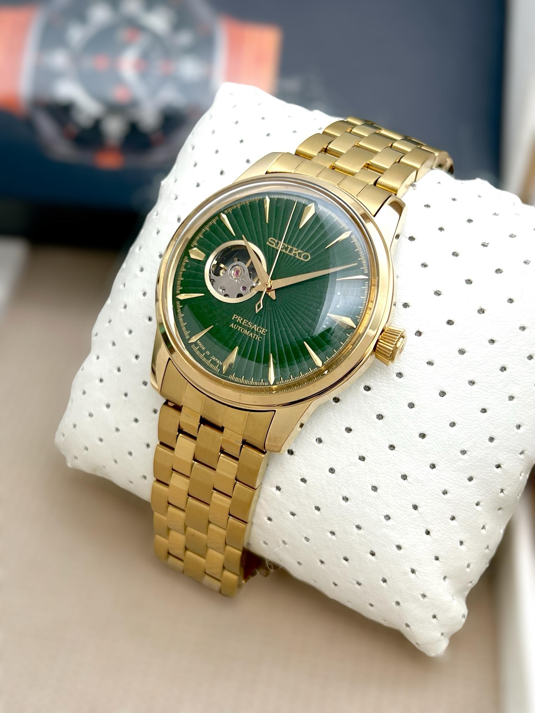 🌟 The latest Seiko Presage Open Heart ROBIN WATCH WHOLESALE