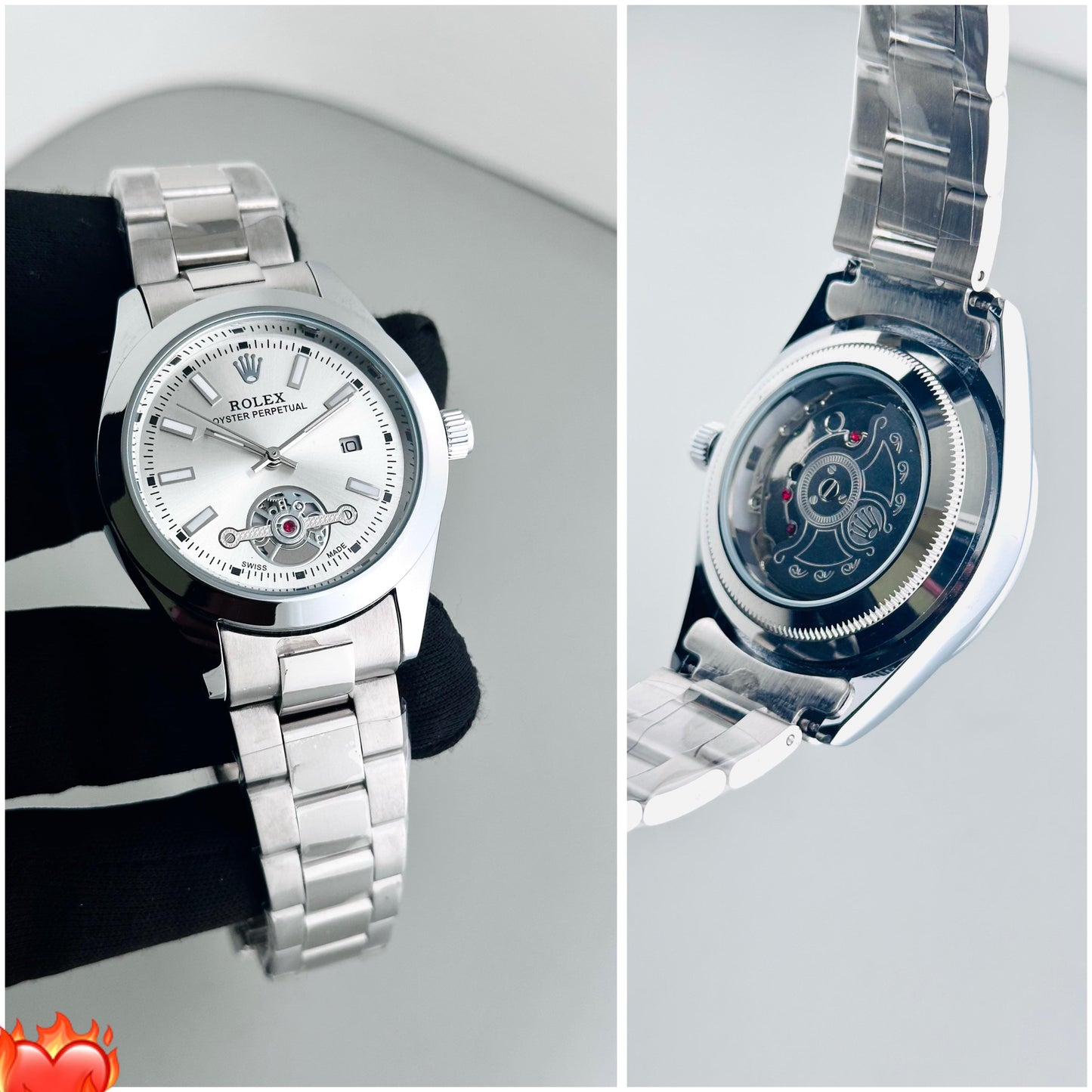 the iconic fluting found on many Rolex classic maurya watch